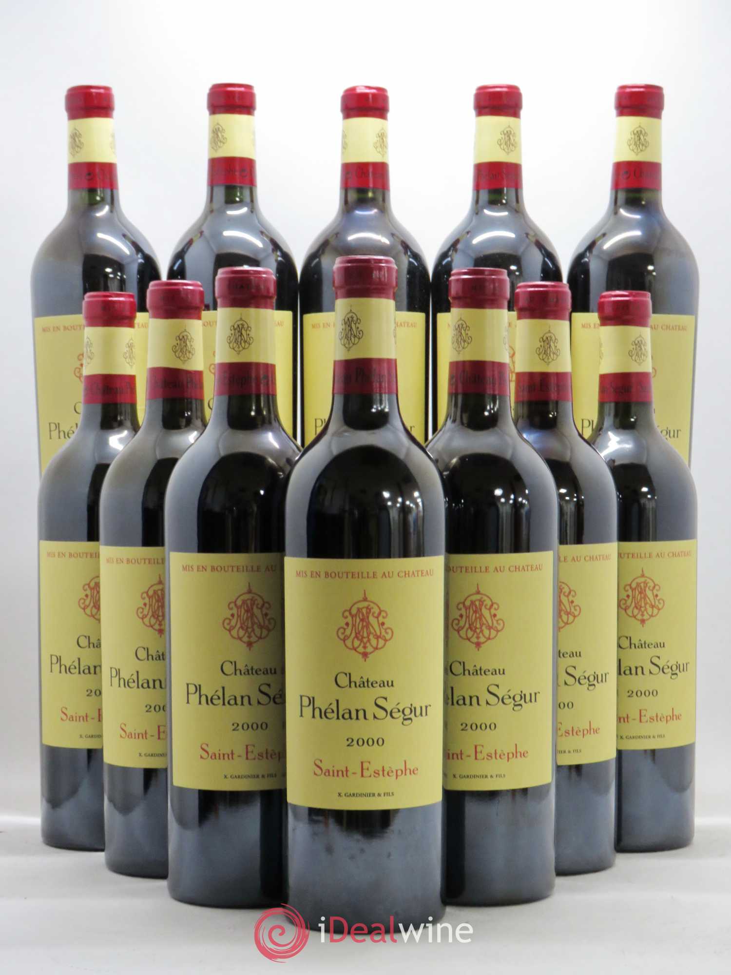 Château Phélan Ségur 2000 - Lot de 12 bouteilles - 0