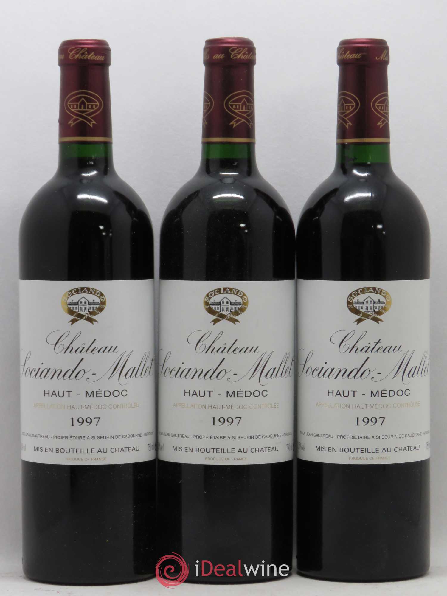 Château Sociando Mallet (sans prix de réserve) 1997 - Lot de 12 bouteilles - 2