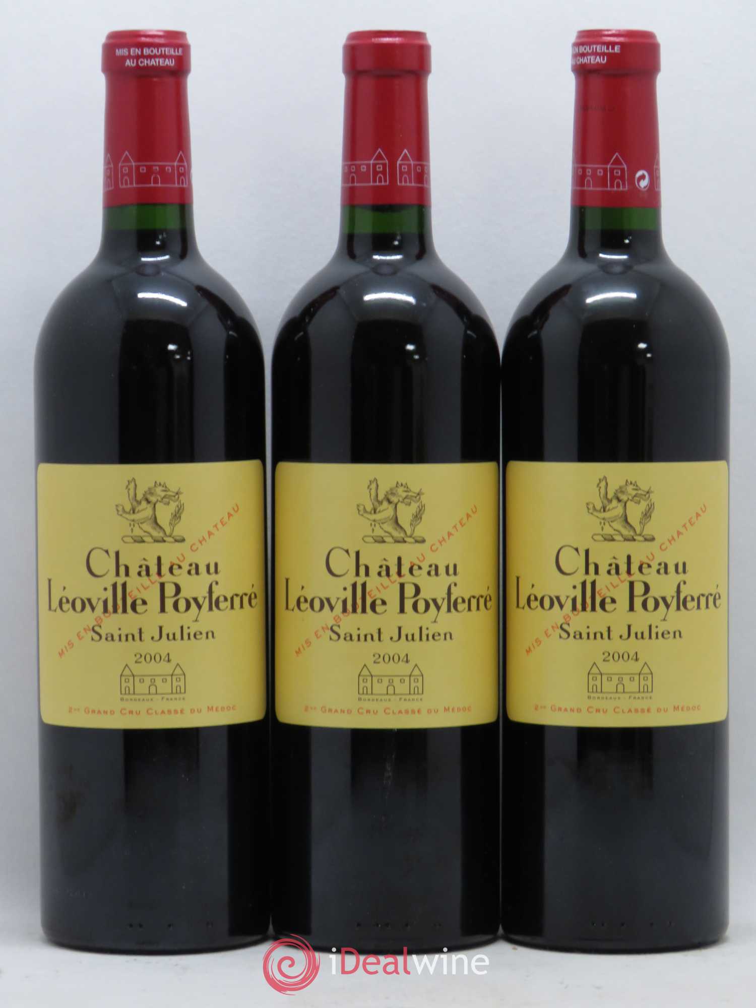 Château Léoville Poyferré 2ème Grand Cru Classé 2004 - Lot de 12 bouteilles - 2