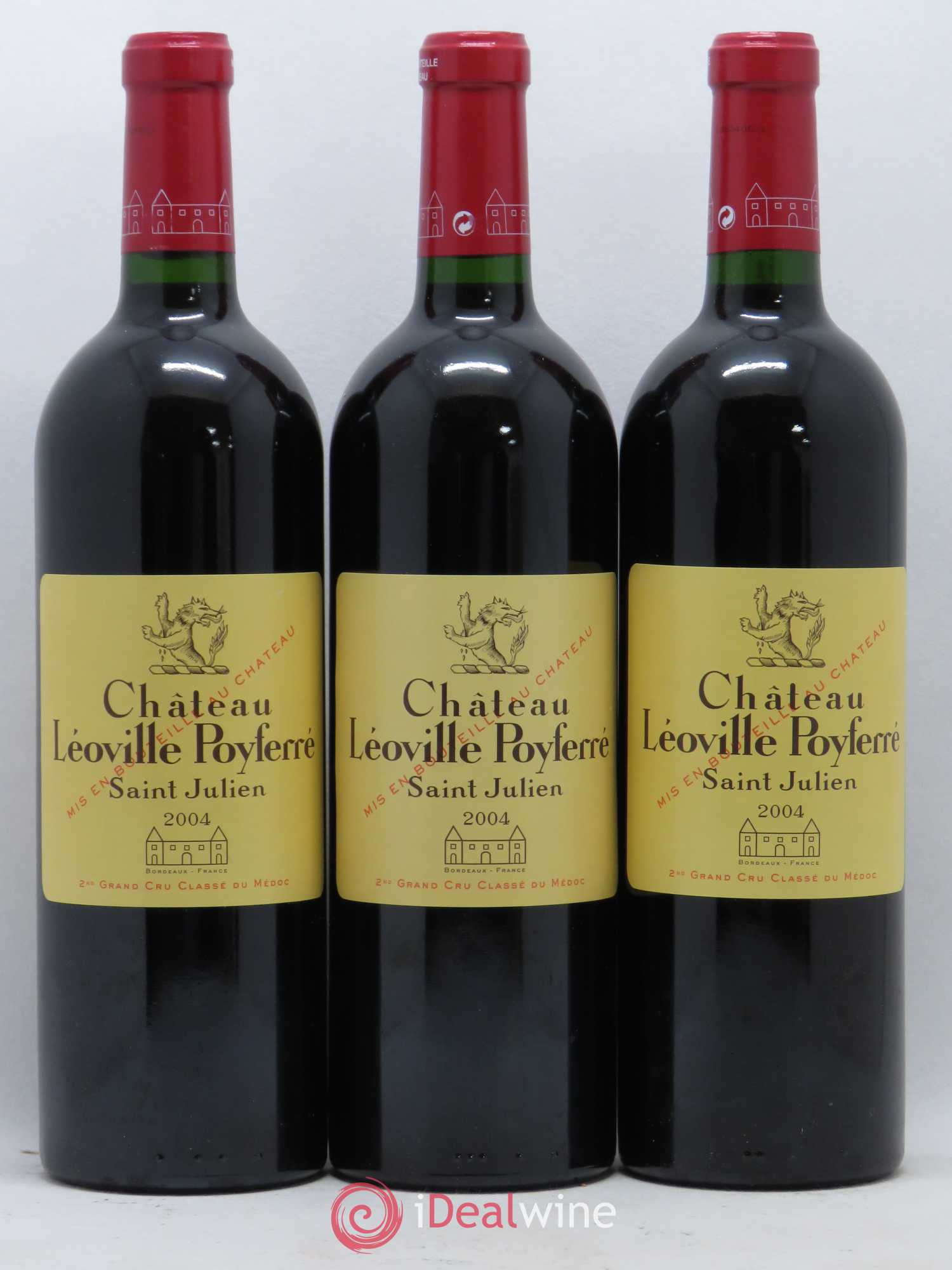 Château Léoville Poyferré 2ème Grand Cru Classé 2004 - Lot de 12 bouteilles - 3