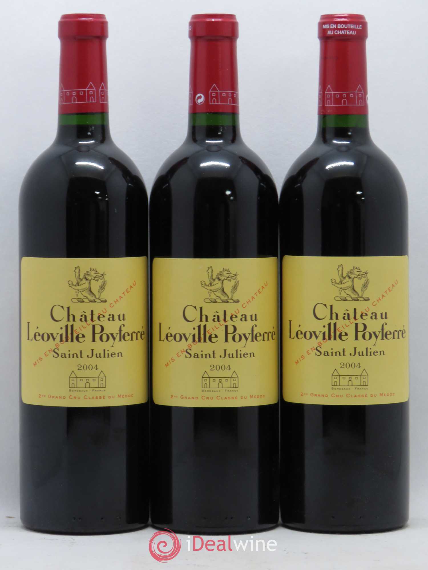 Château Léoville Poyferré 2ème Grand Cru Classé 2004 - Lot de 12 bouteilles - 4