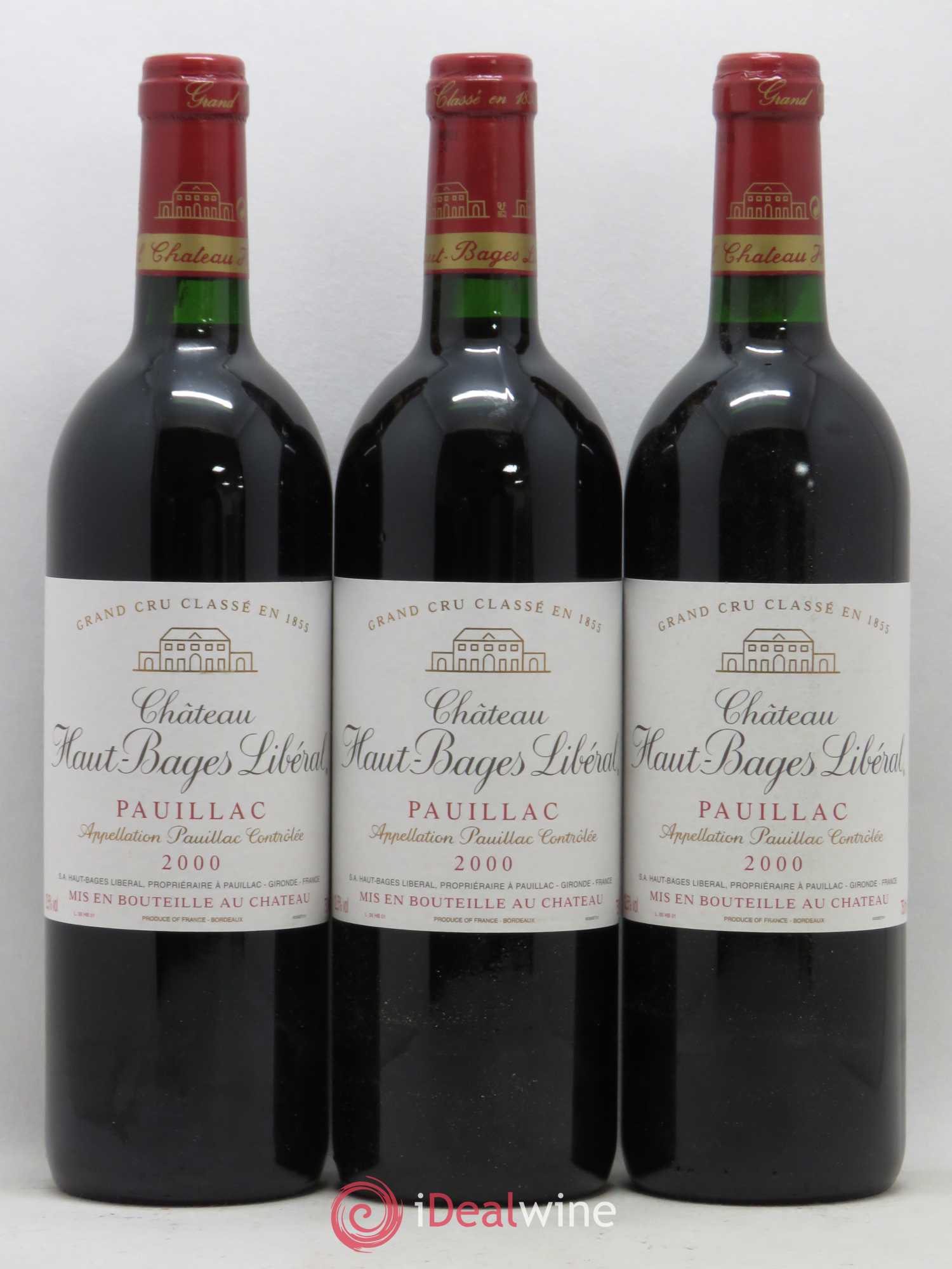 Château Haut Bages Libéral 5ème Grand Cru Classé 2000 - Lot de 6 bouteilles - 2