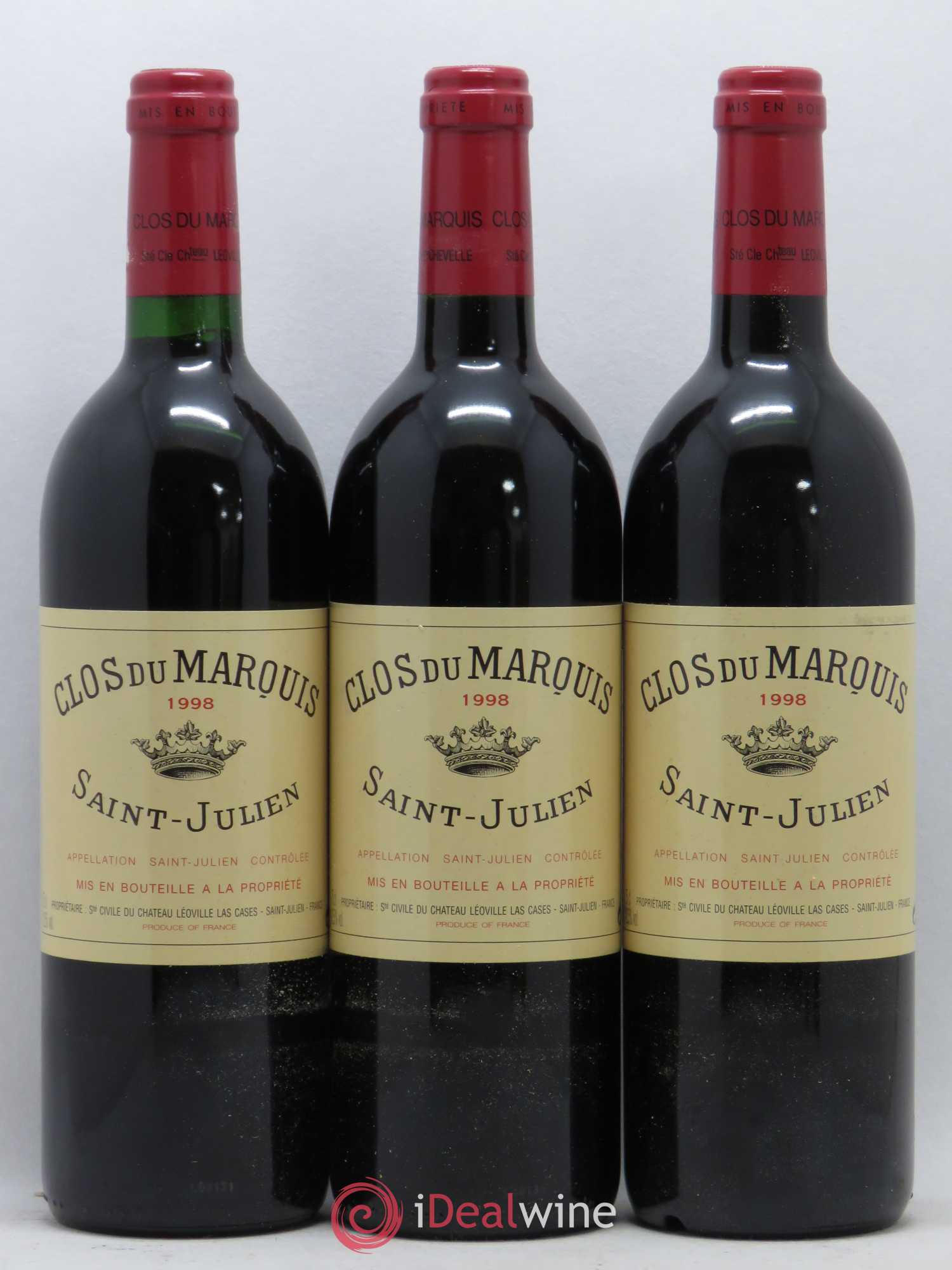 Clos du Marquis 1998 - Lot de 12 bouteilles - 2