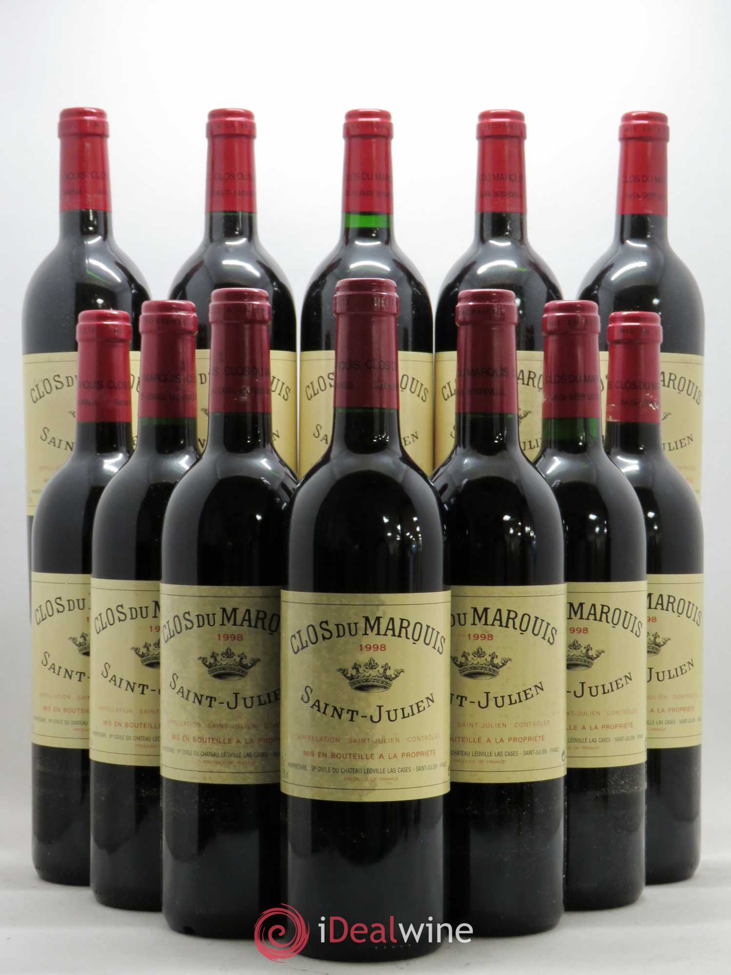 Clos du Marquis 1998 - Lot de 12 bouteilles - 0