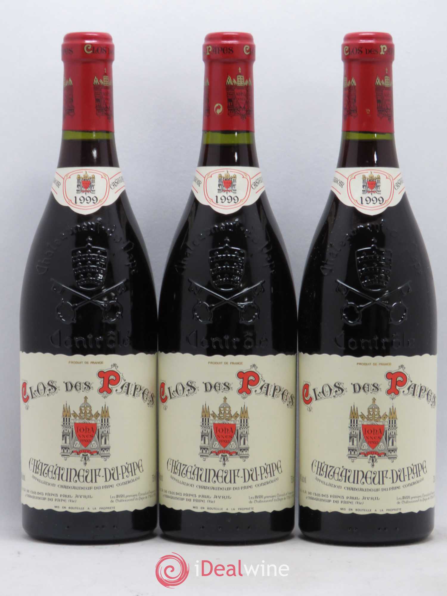 Châteauneuf-du-Pape Clos des Papes - Paul Avril 1999 - Lot de 12 bouteilles - 2