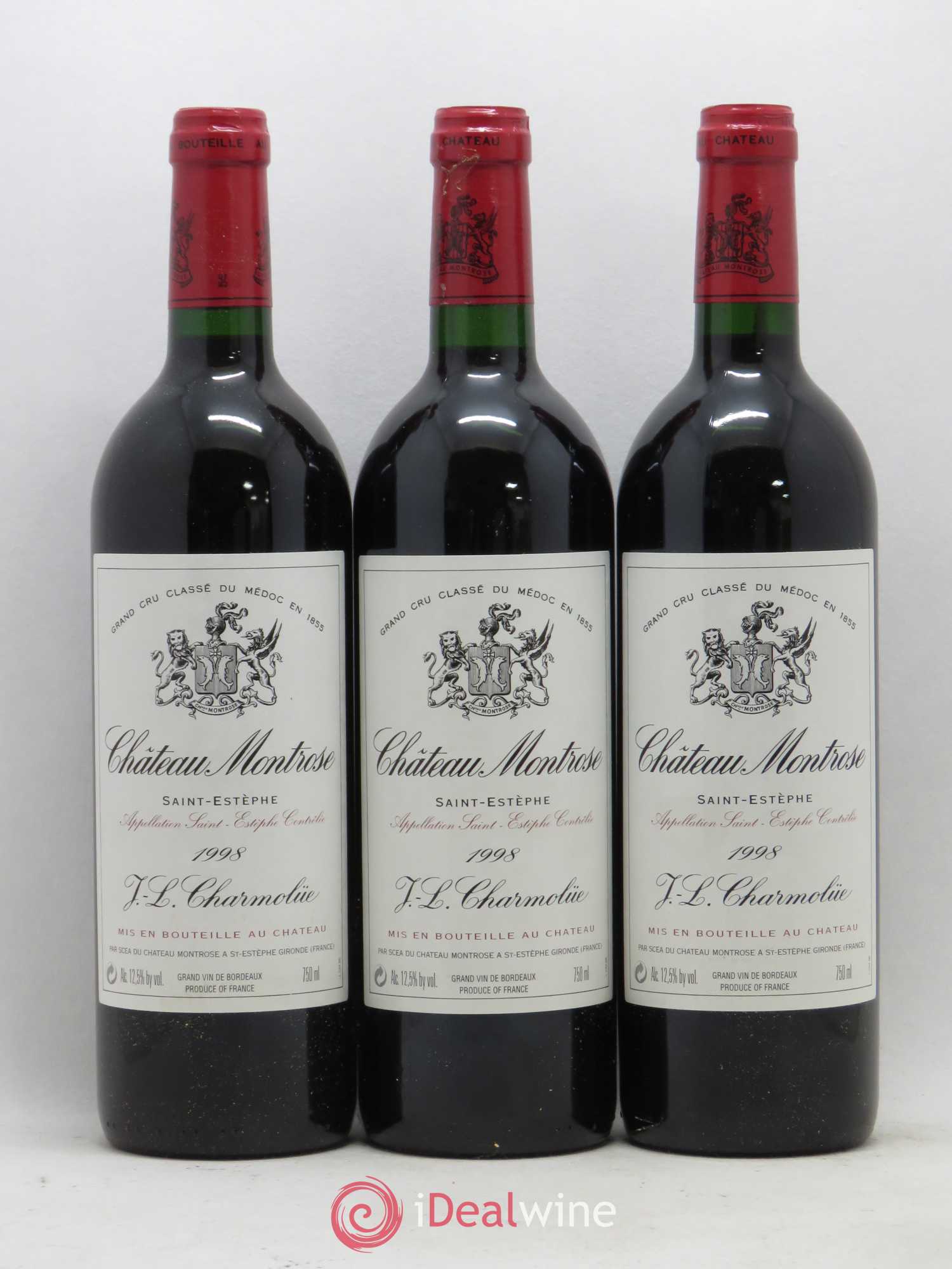 Château Montrose 2ème Grand Cru Classé 1998 - Lot de 12 bouteilles - 1