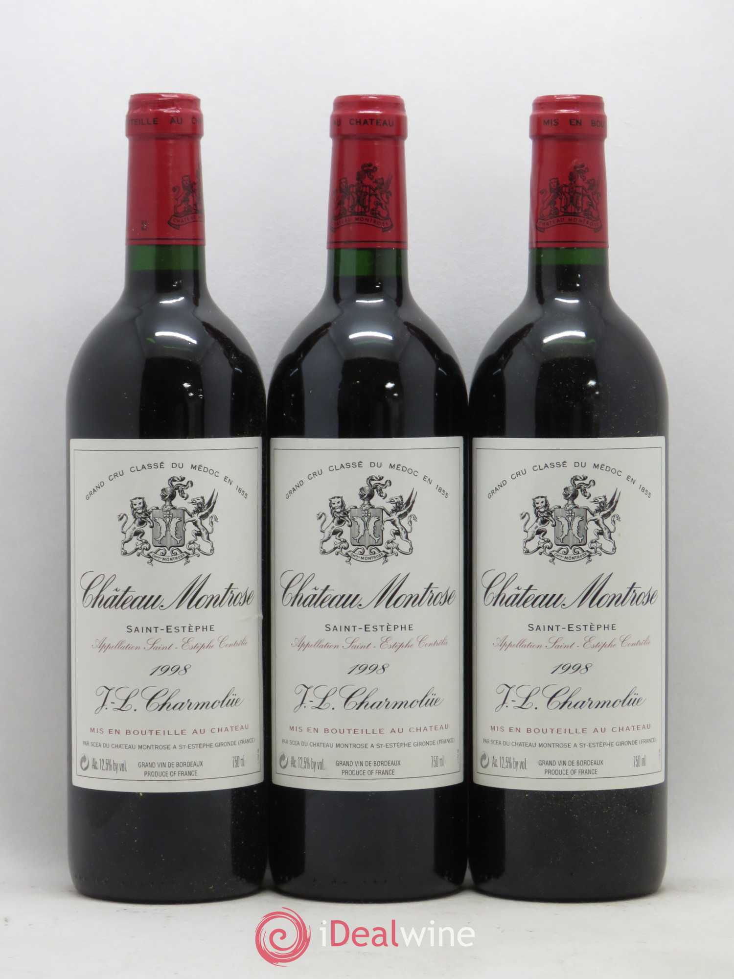 Château Montrose 2ème Grand Cru Classé 1998 - Lot de 12 bouteilles - 4