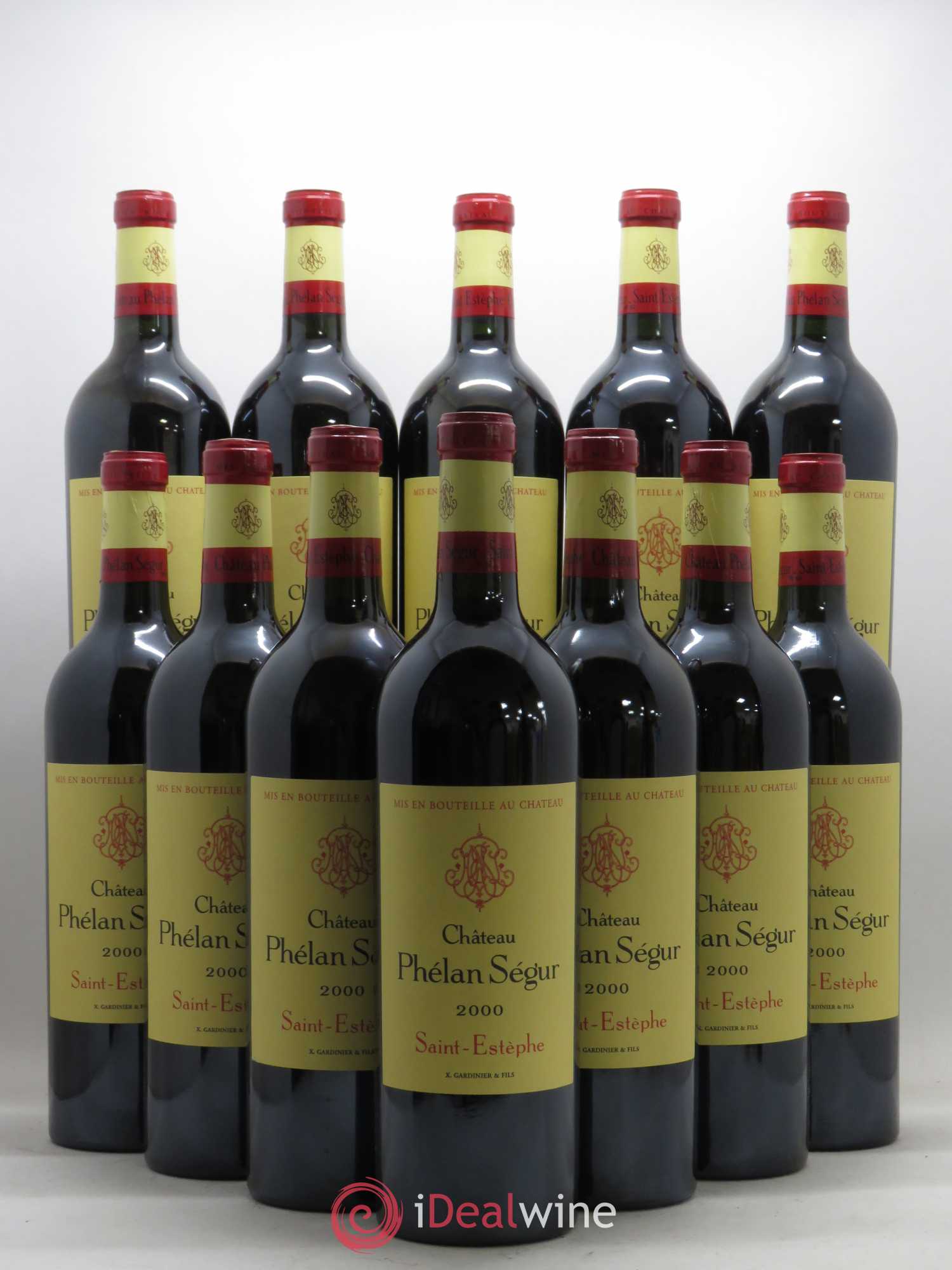 Château Phélan Ségur 2000 - Lot de 12 bouteilles - 0