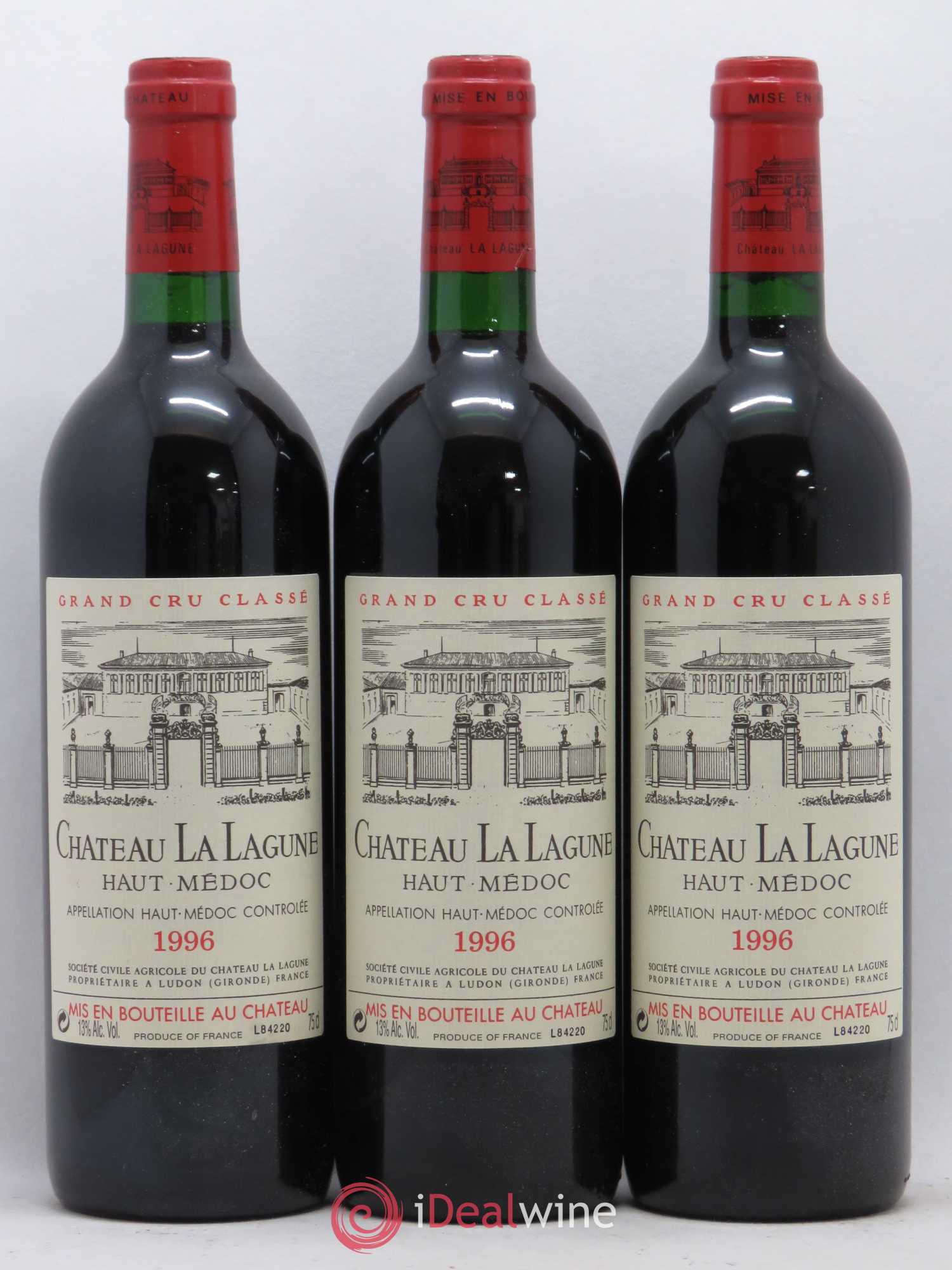 Château la Lagune 3ème Grand Cru Classé  (ohne Mindestpreis) 1996 - Posten von 12 Flaschen - 1