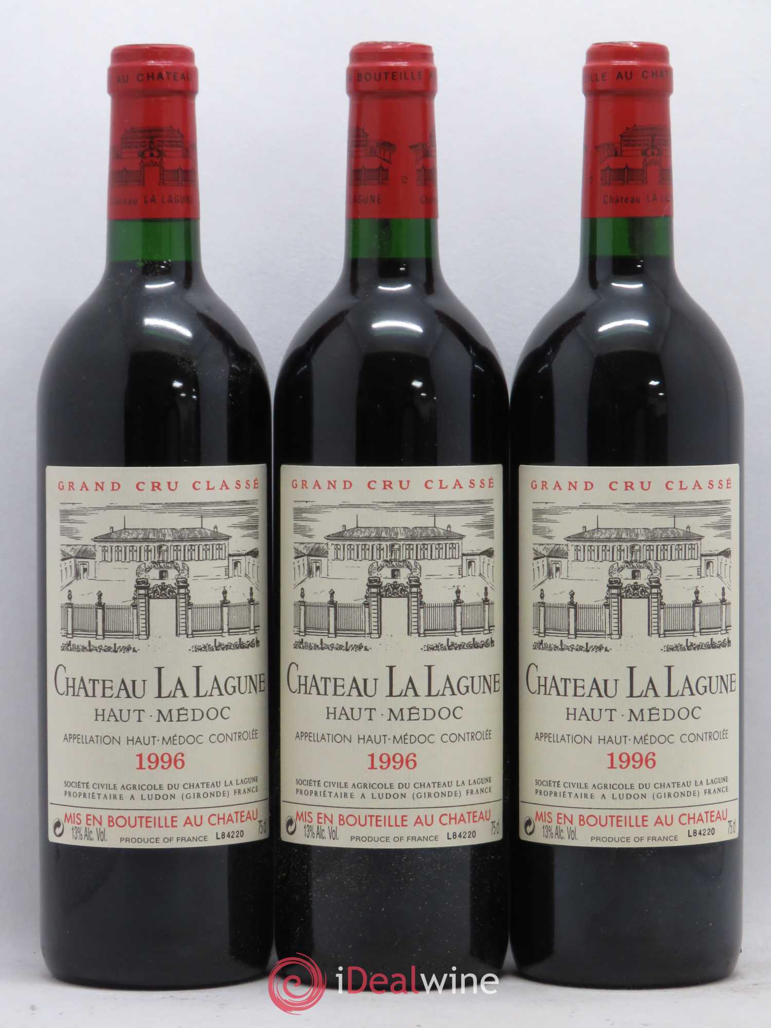 Château la Lagune 3ème Grand Cru Classé  (ohne Mindestpreis) 1996 - Posten von 12 Flaschen - 2