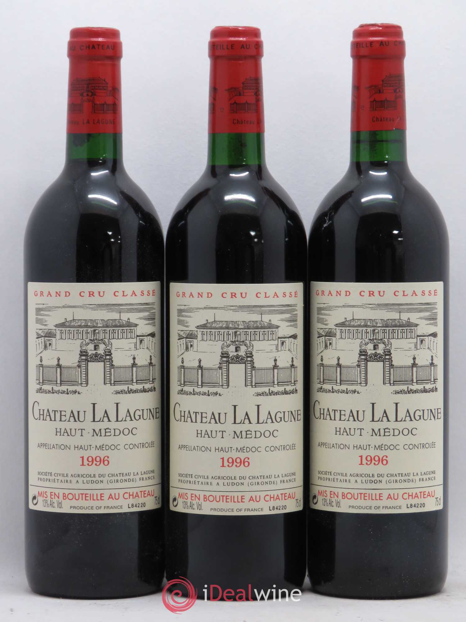Château la Lagune 3ème Grand Cru Classé  (ohne Mindestpreis) 1996 - Posten von 12 Flaschen - 3