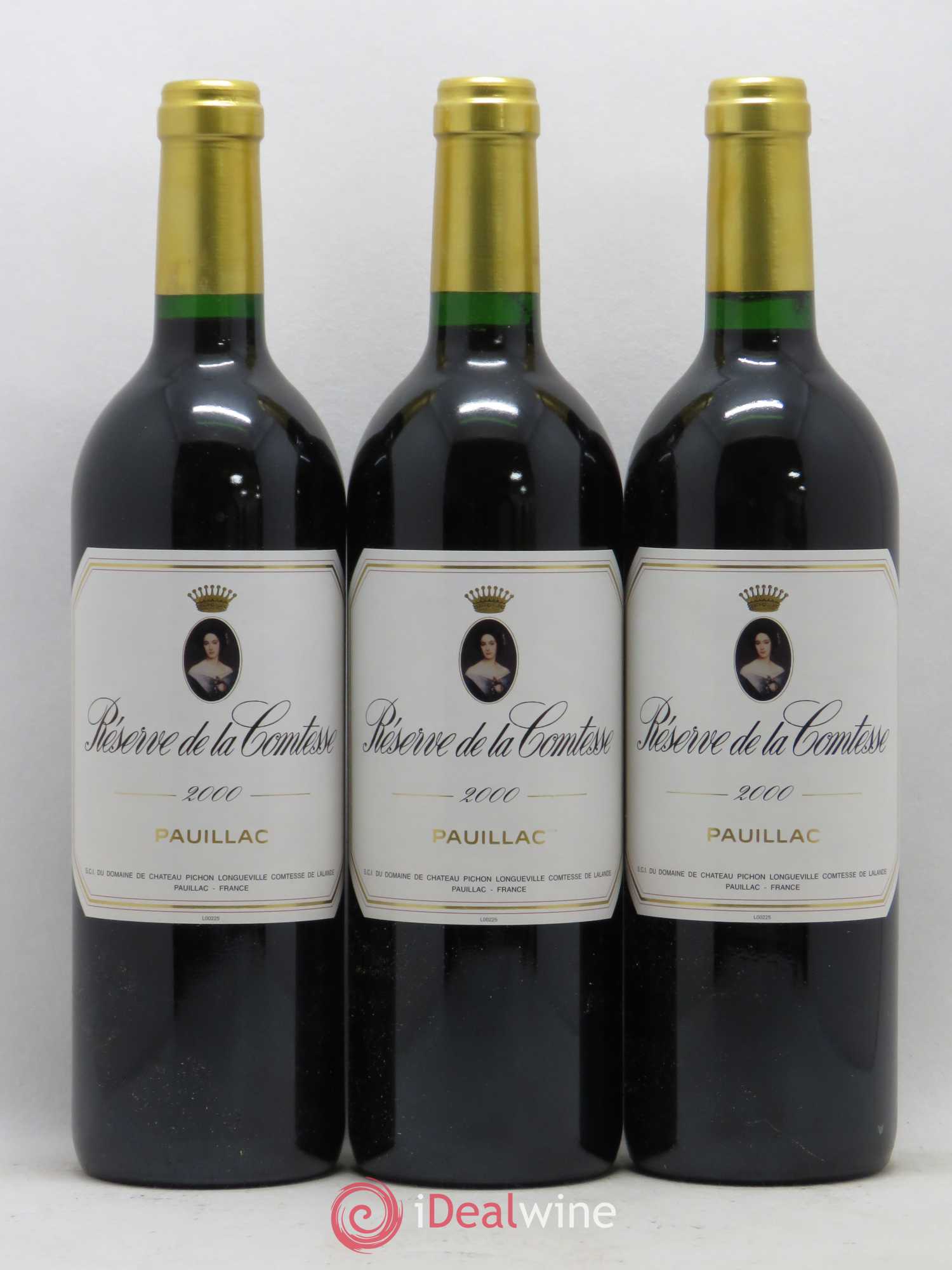 Réserve de la Comtesse Second Vin 2000 - Lot de 12 bouteilles - 4