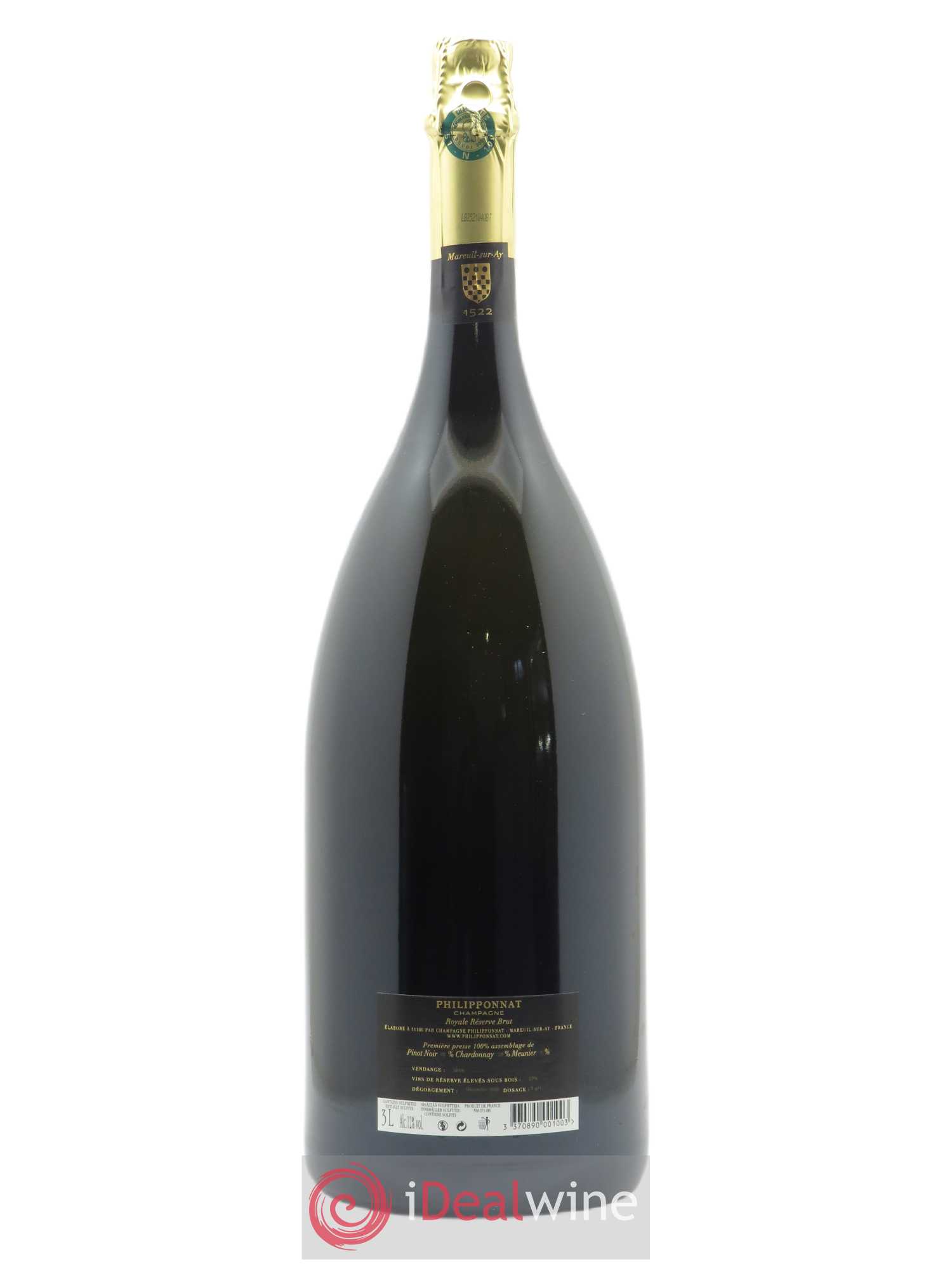Royale Réserve Brut Philipponnat - Lot de 1 double magnum - 1