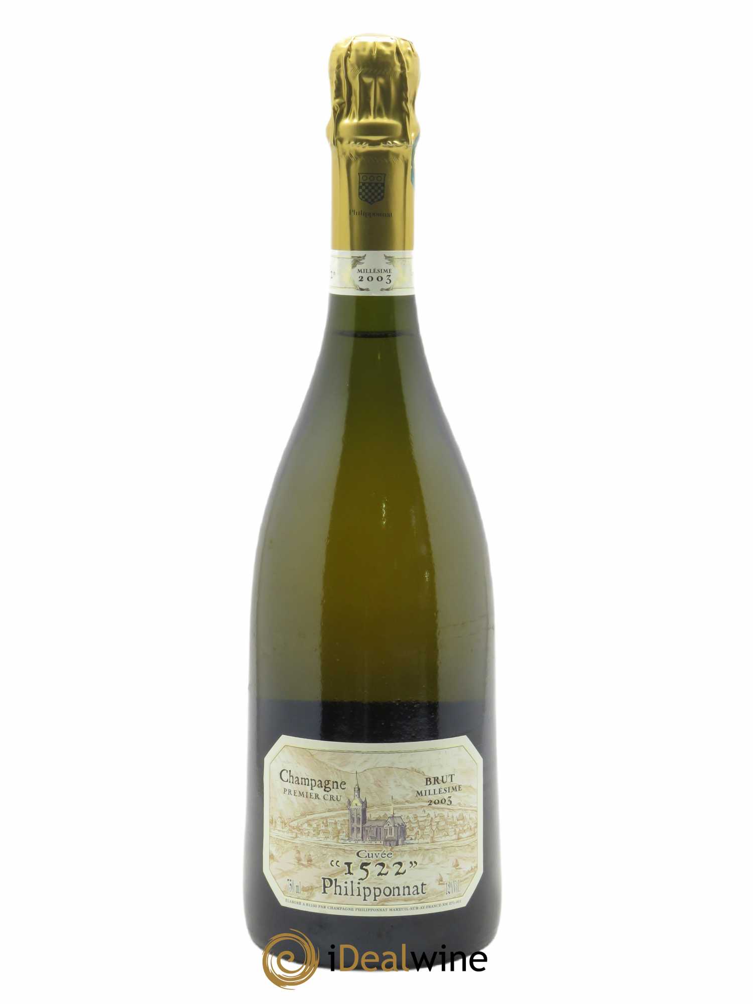 Cuvée 1522 Grand Cru Extra-Brut Philipponnat 2003 - Lot de 1 bouteille - 1
