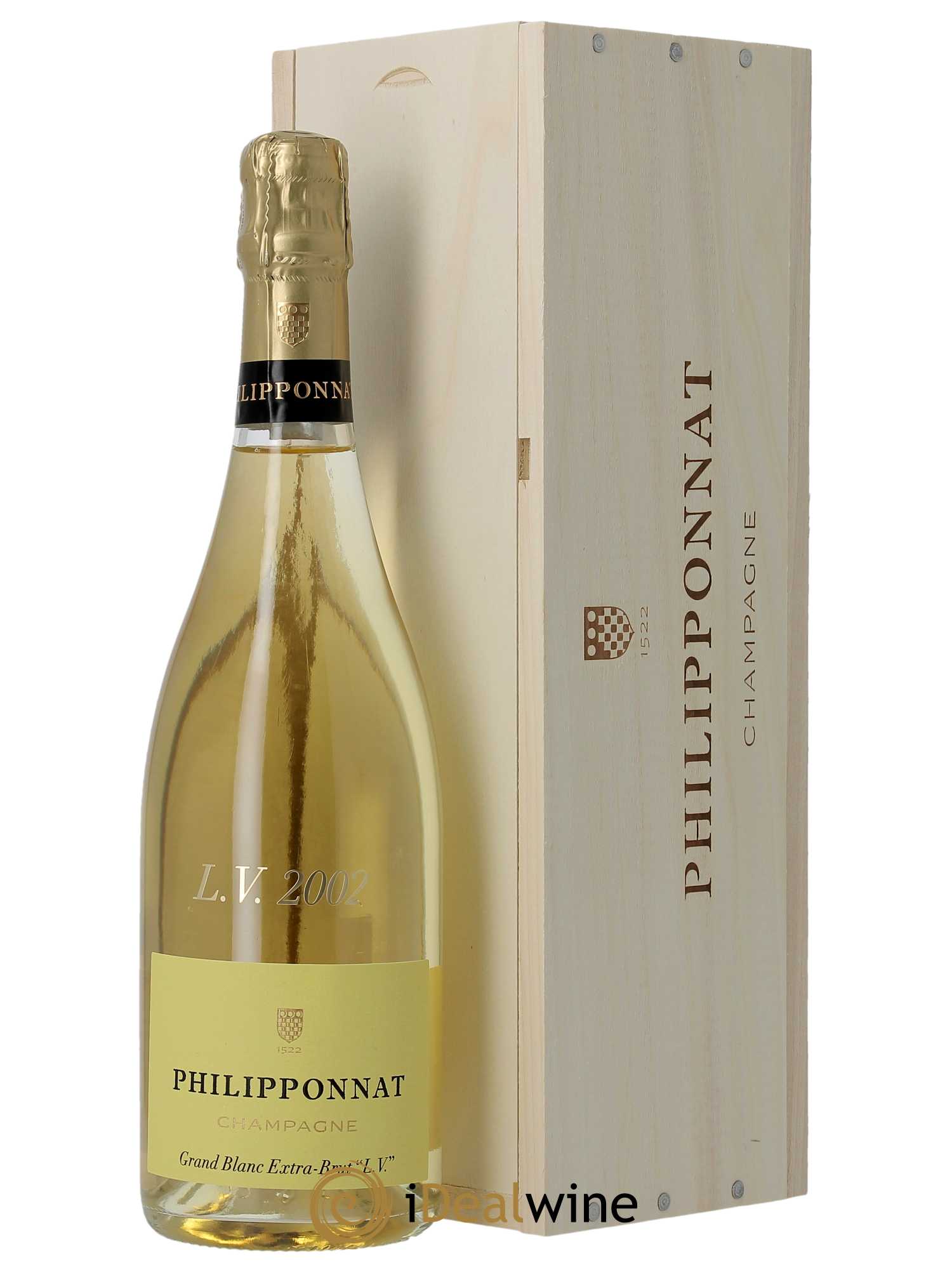 Grand Blanc Extra-Brut LV Philipponnat 2002 - Lot of 1 bottle - 0