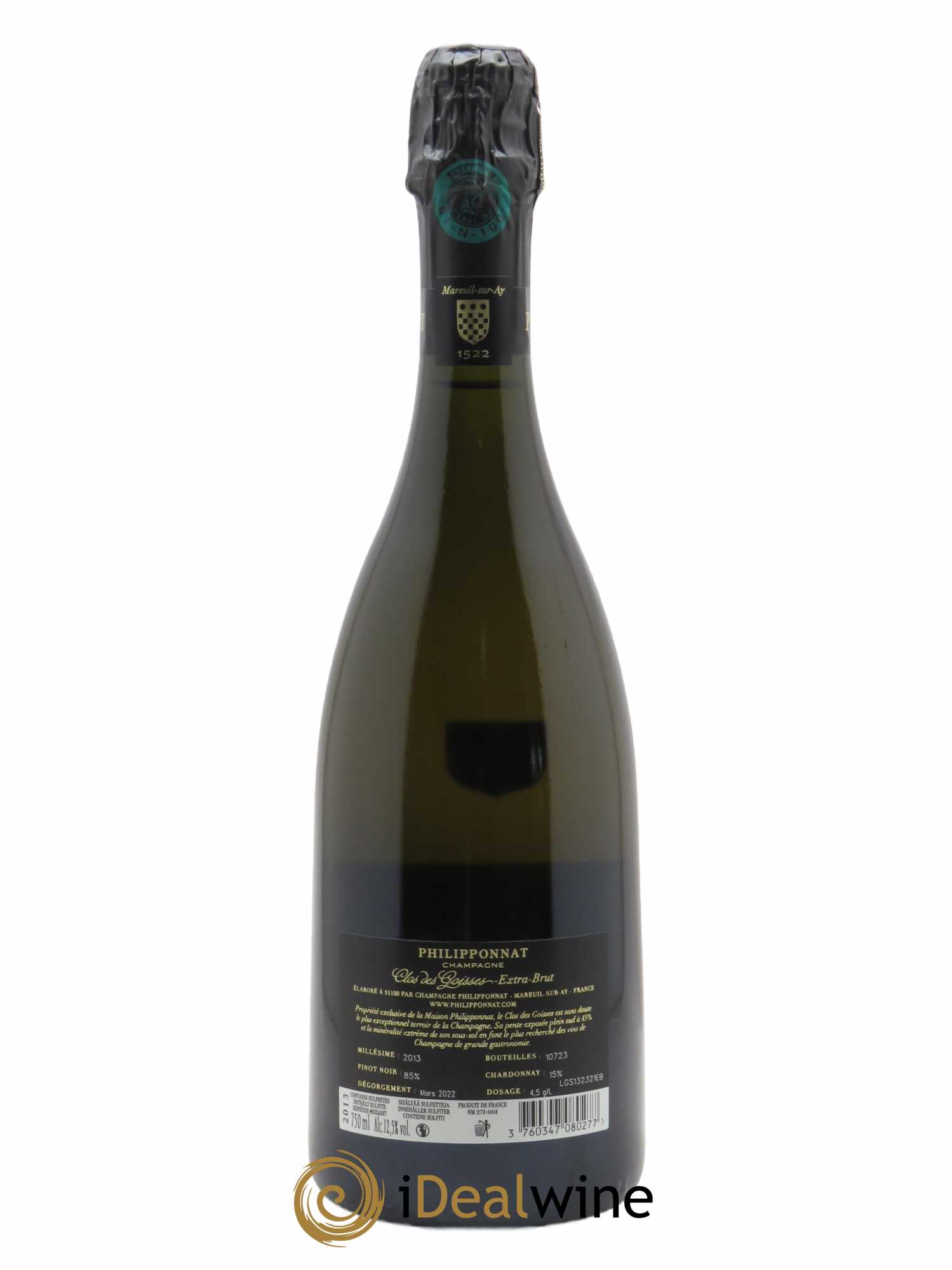 Clos des Goisses Philipponnat 2013 - Lot of 1 bottle - 2