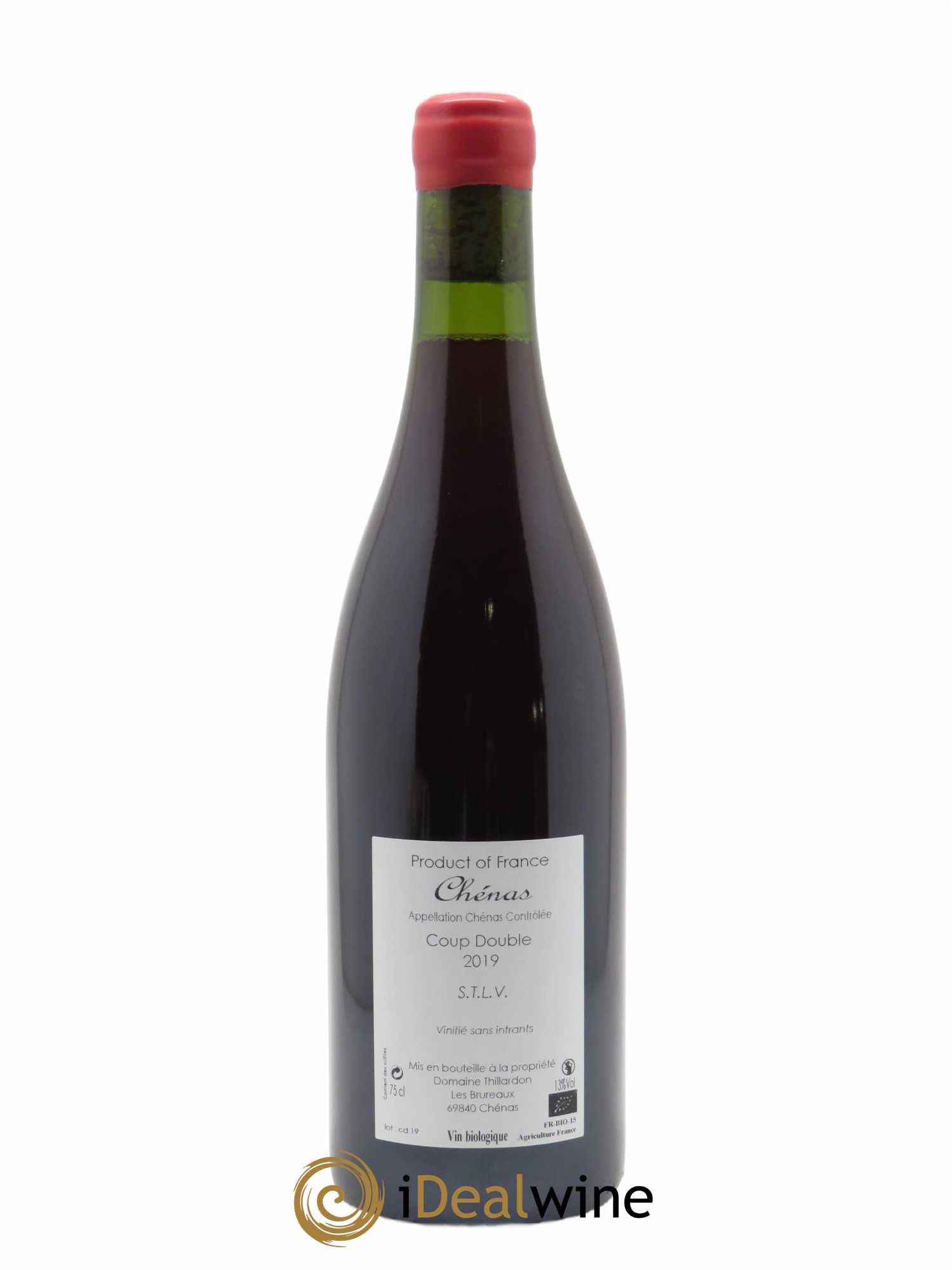 Chénas Coup Double Domaine Thillardon 2019 - Posten von 1 Flasche - 1