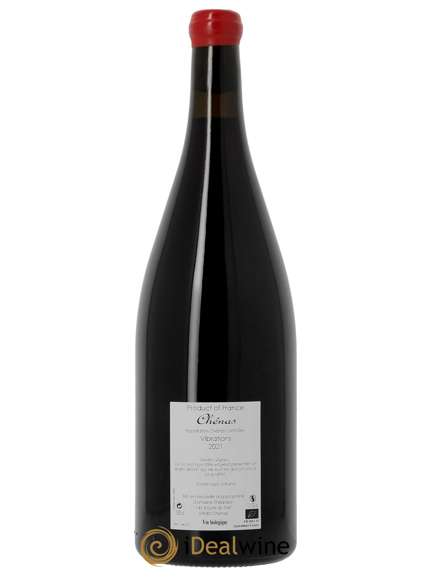 Chénas Vibrations Vieilles Vignes Domaine Thillardon 2021 - Lot de 1 magnum - 1