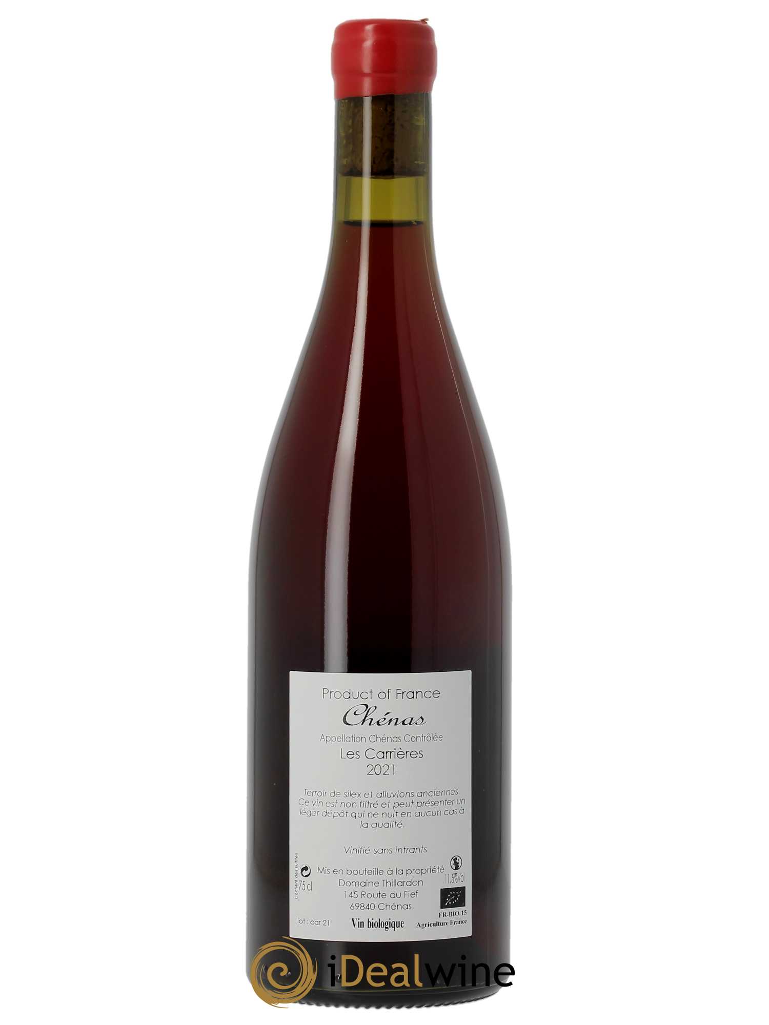 Chénas Les Carrières Domaine Thillardon 2021 - Posten von 1 Flasche - 1