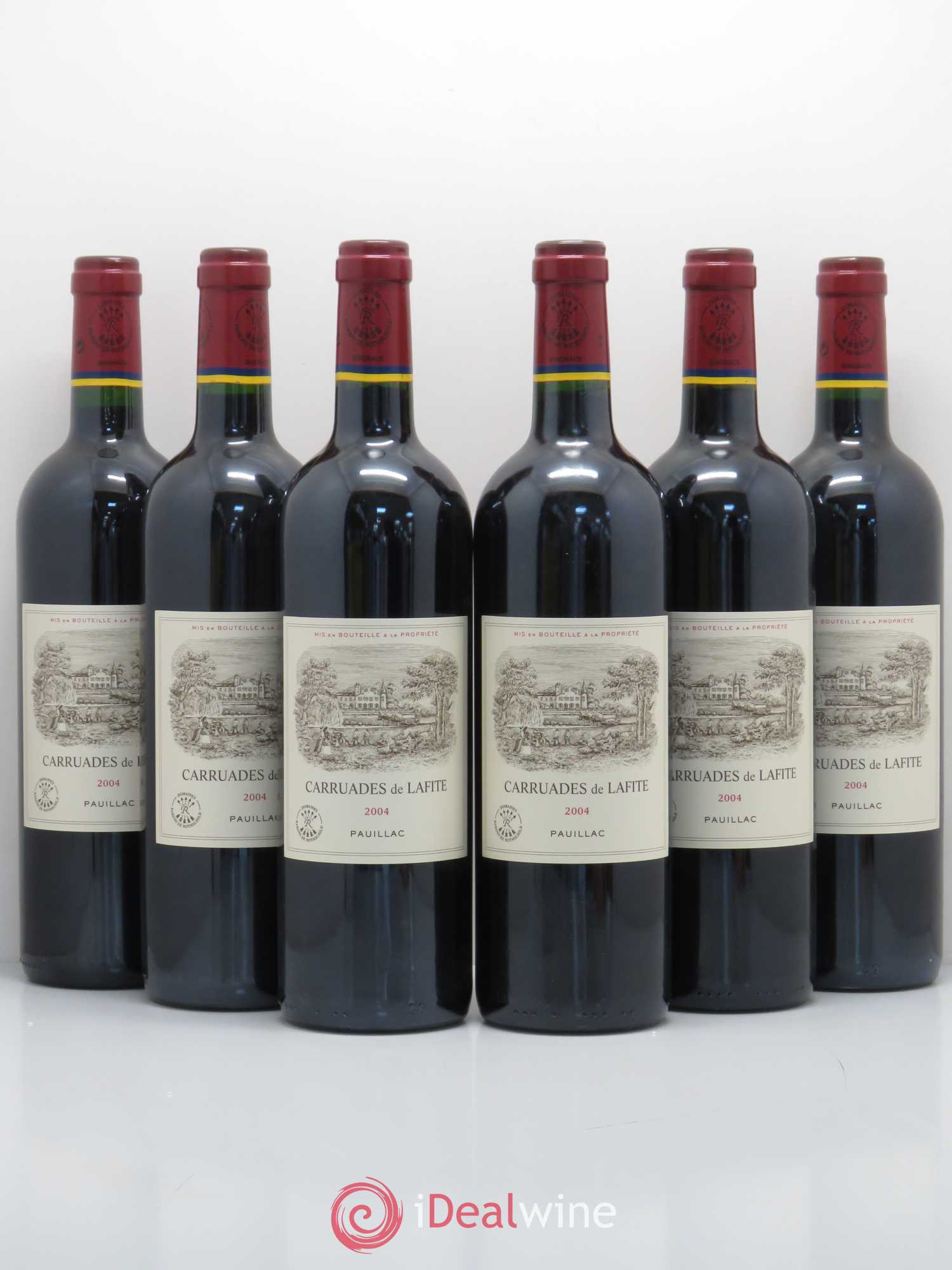 Carruades de Lafite Rothschild Second Vin 2004 - Lot de 6 bouteilles - 0