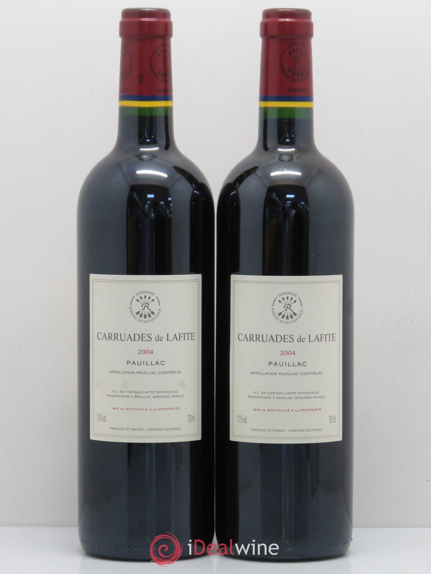 Carruades de Lafite Rothschild Second Vin 2004 - Lot de 2 bouteilles - 1