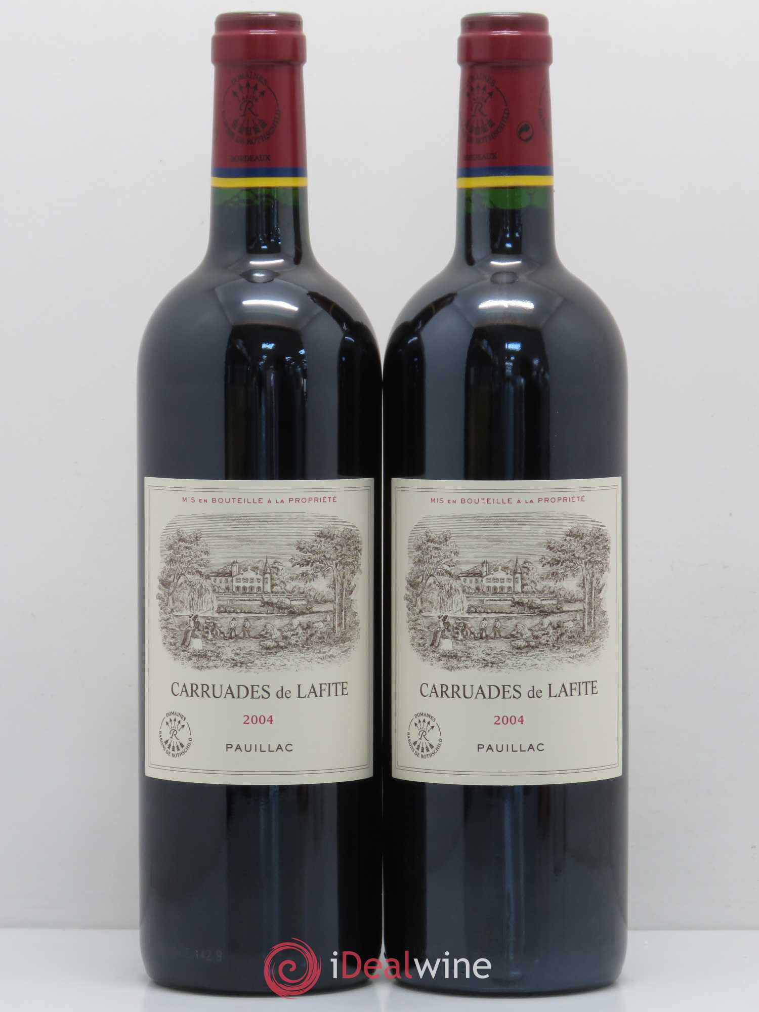 Carruades de Lafite Rothschild Second Vin 2004 - Lot de 2 bouteilles - 0