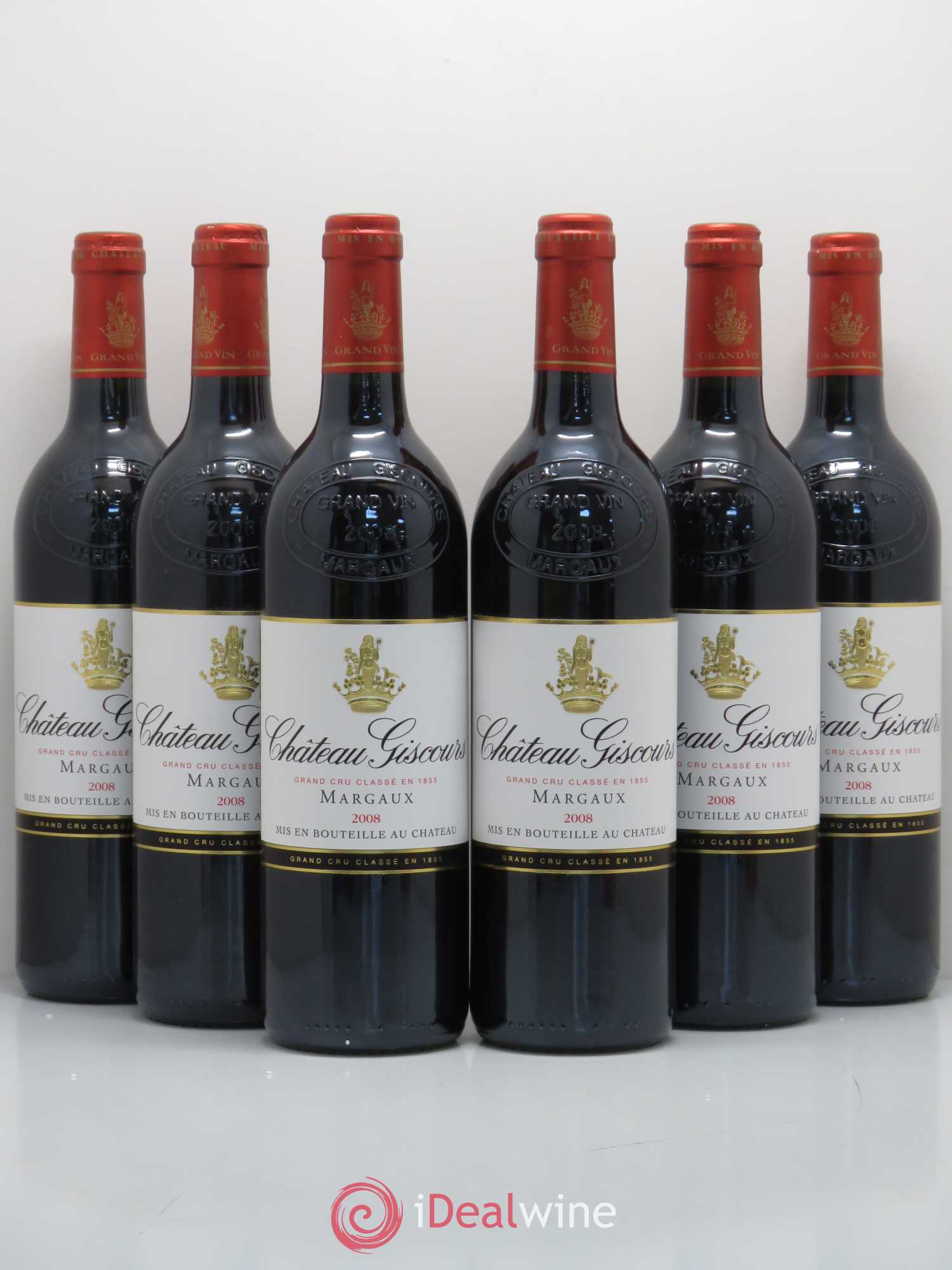 Château Giscours 3ème Grand Cru Classé 2008 - Lot de 6 bouteilles - 0