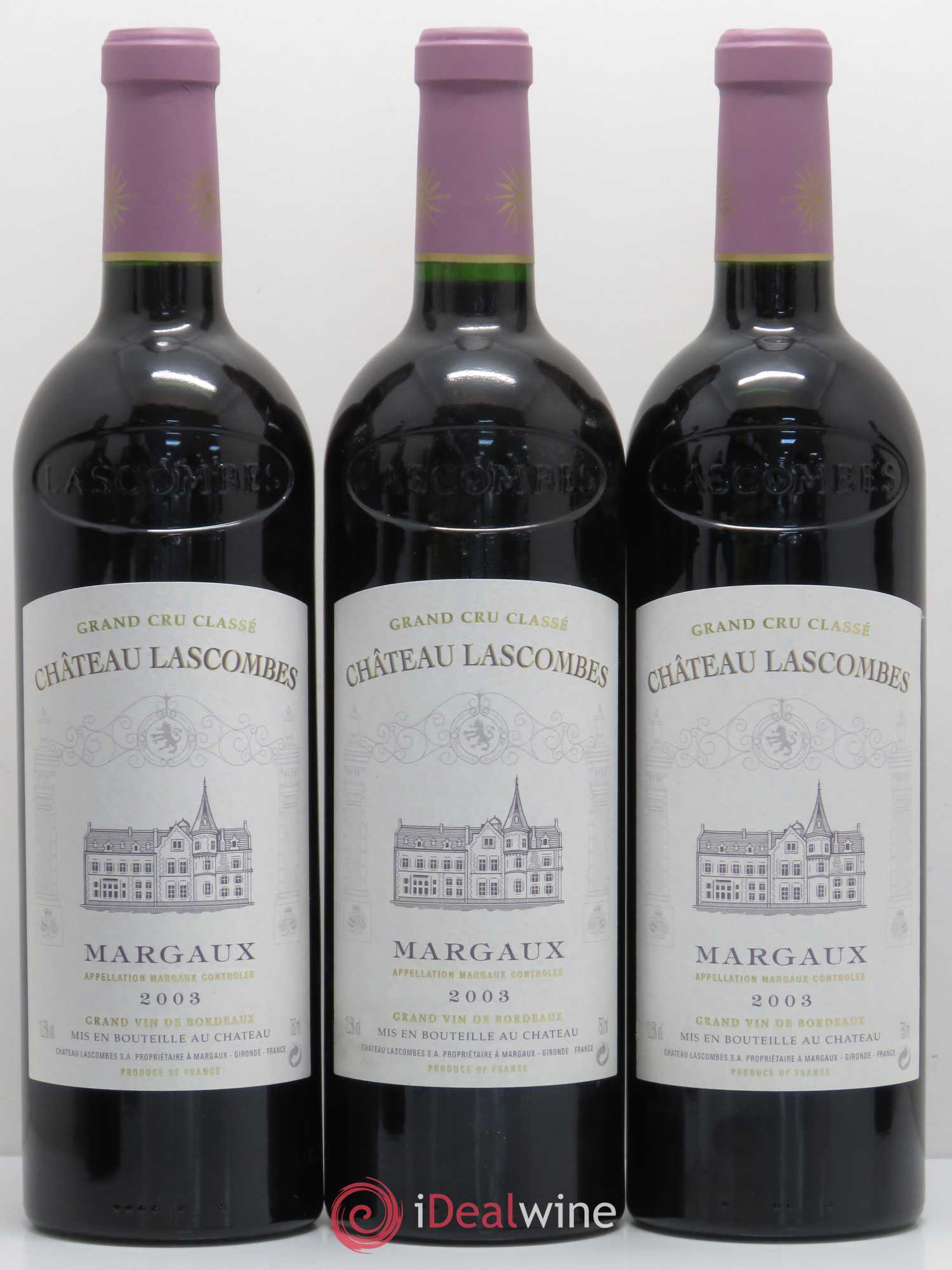 Château Lascombes 2ème Grand Cru Classé 2003 - Lot de 6 bouteilles - 2