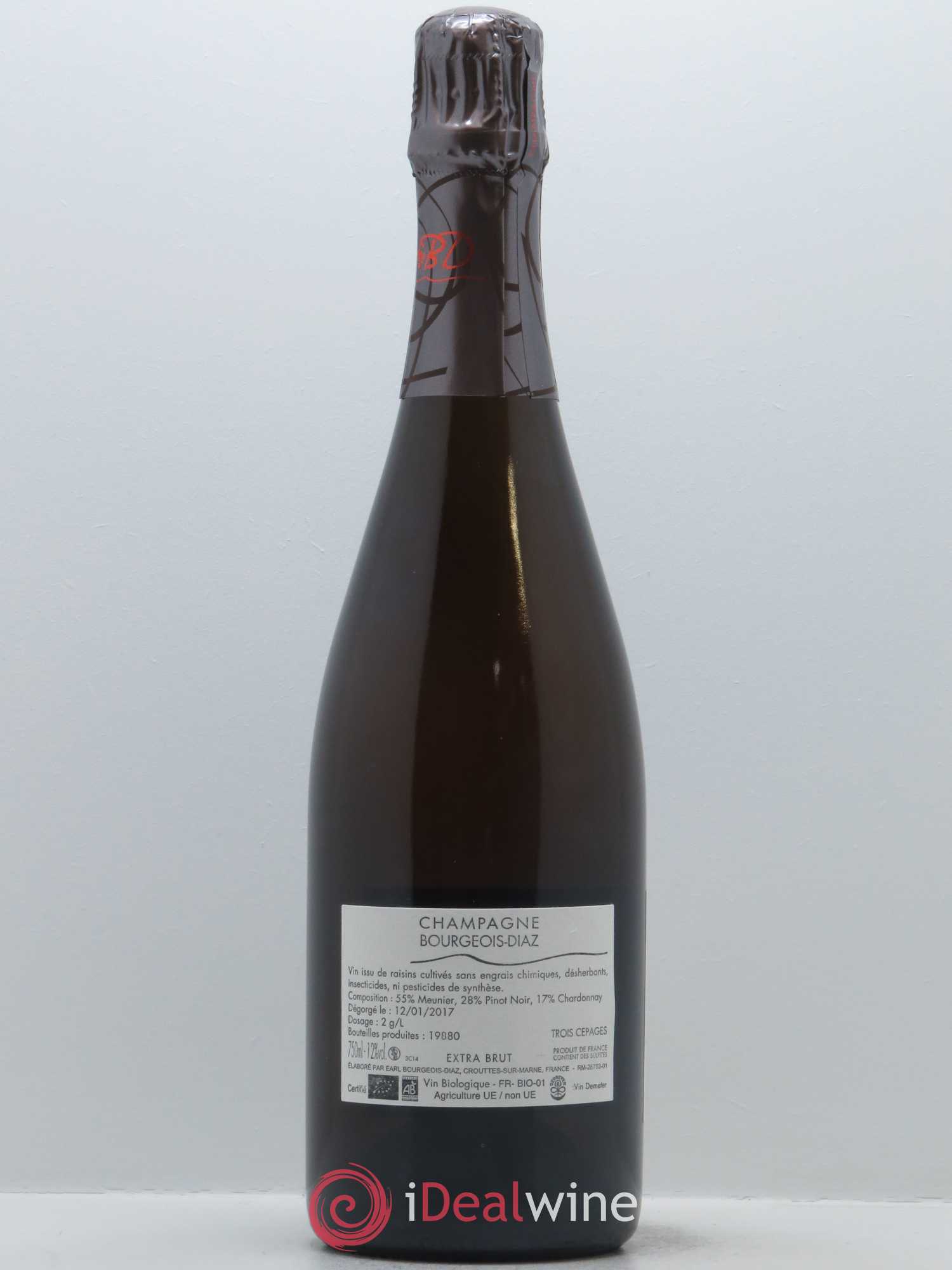 Trois Cépages 3C Bourgeois-Diaz - Lot de 1 bouteille - 1