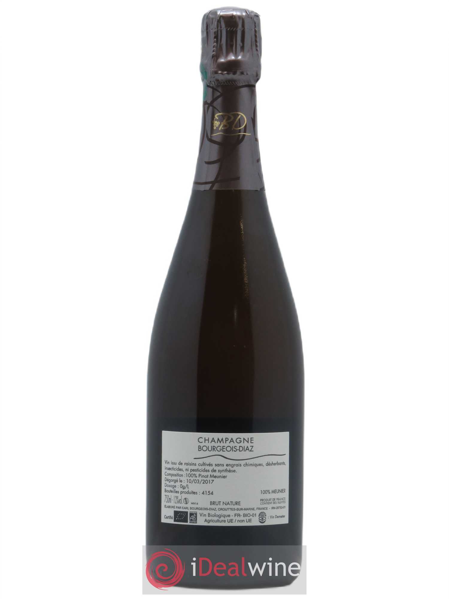 100% Meunier M Bourgeois-Diaz - Lot de 1 bouteille - 1