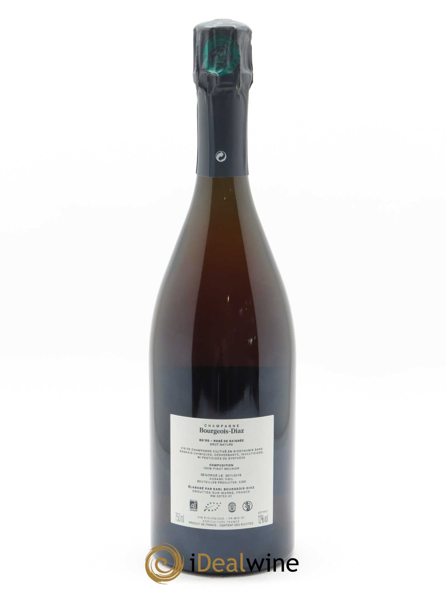 Rosé de Saignée RS Bourgeois-Diaz - Lot de 1 bouteille - 1
