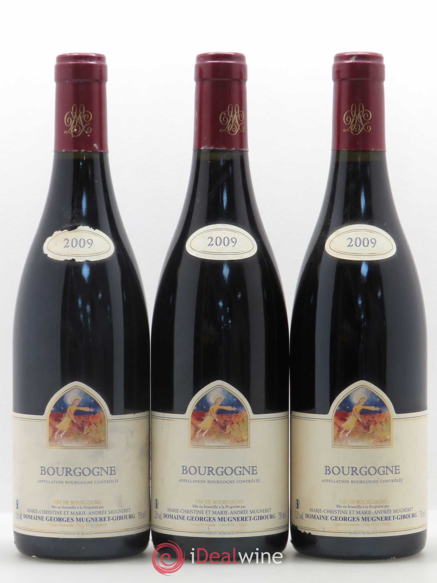 Bourgogne Mugneret-Gibourg (Domaine) 2009 - Lot de 3 bouteilles - 0