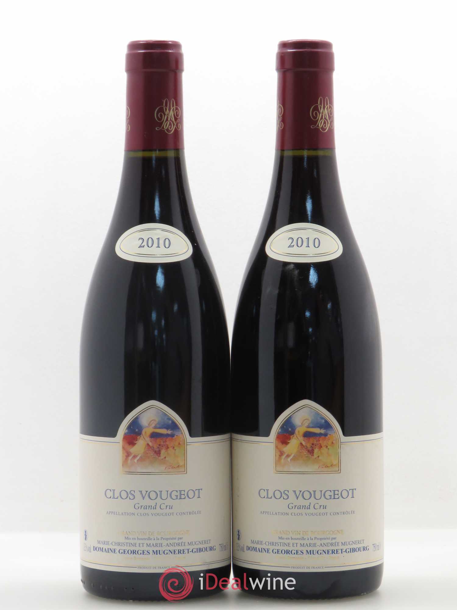 Clos de Vougeot Grand Cru Georges Mugneret-Gibourg (Domaine) 2010 - Lot de 2 bouteilles - 0
