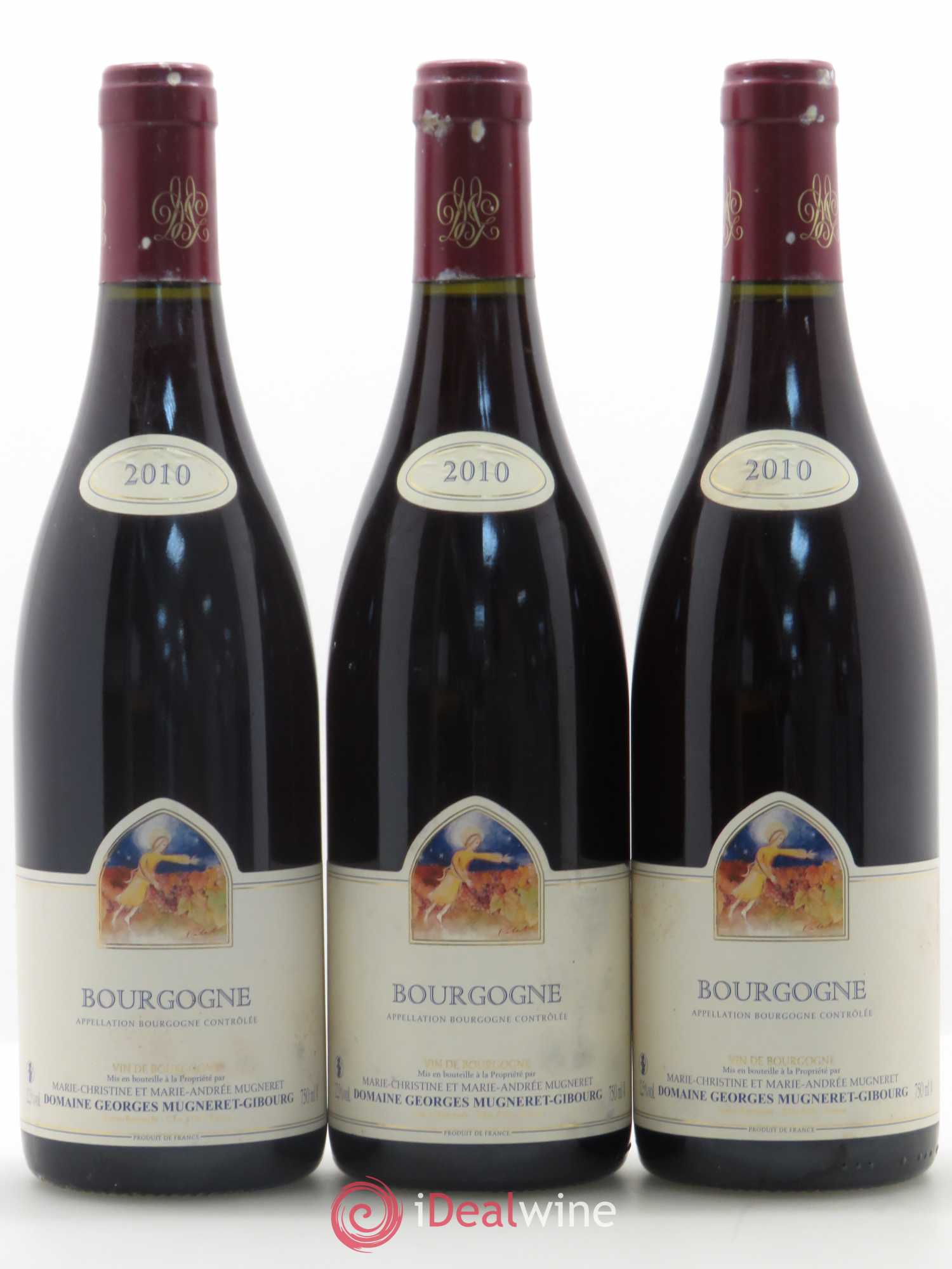 Bourgogne Mugneret-Gibourg (Domaine) 2010 - Lot de 3 bouteilles - 0