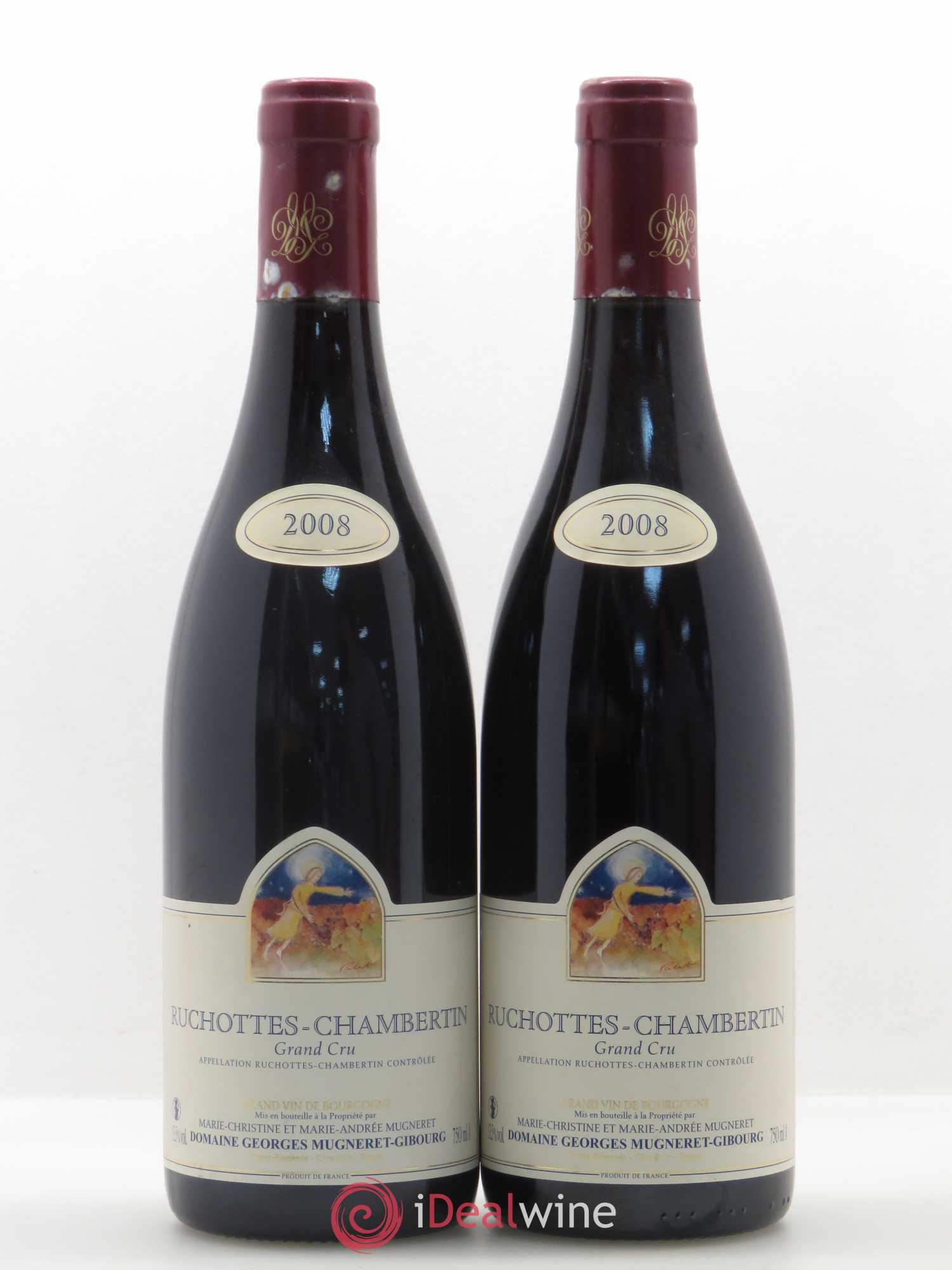 Ruchottes-Chambertin Grand Cru Mugneret-Gibourg (Domaine) 2008 - Lot de 2 bouteilles - 0