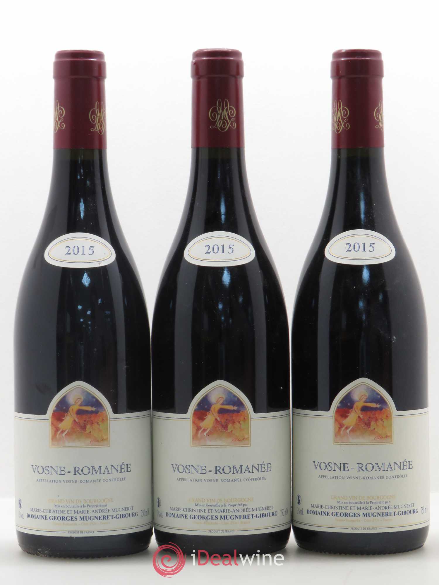 Vosne-Romanée Mugneret-Gibourg (Domaine) 2015 - Lot de 3 bouteilles - 0