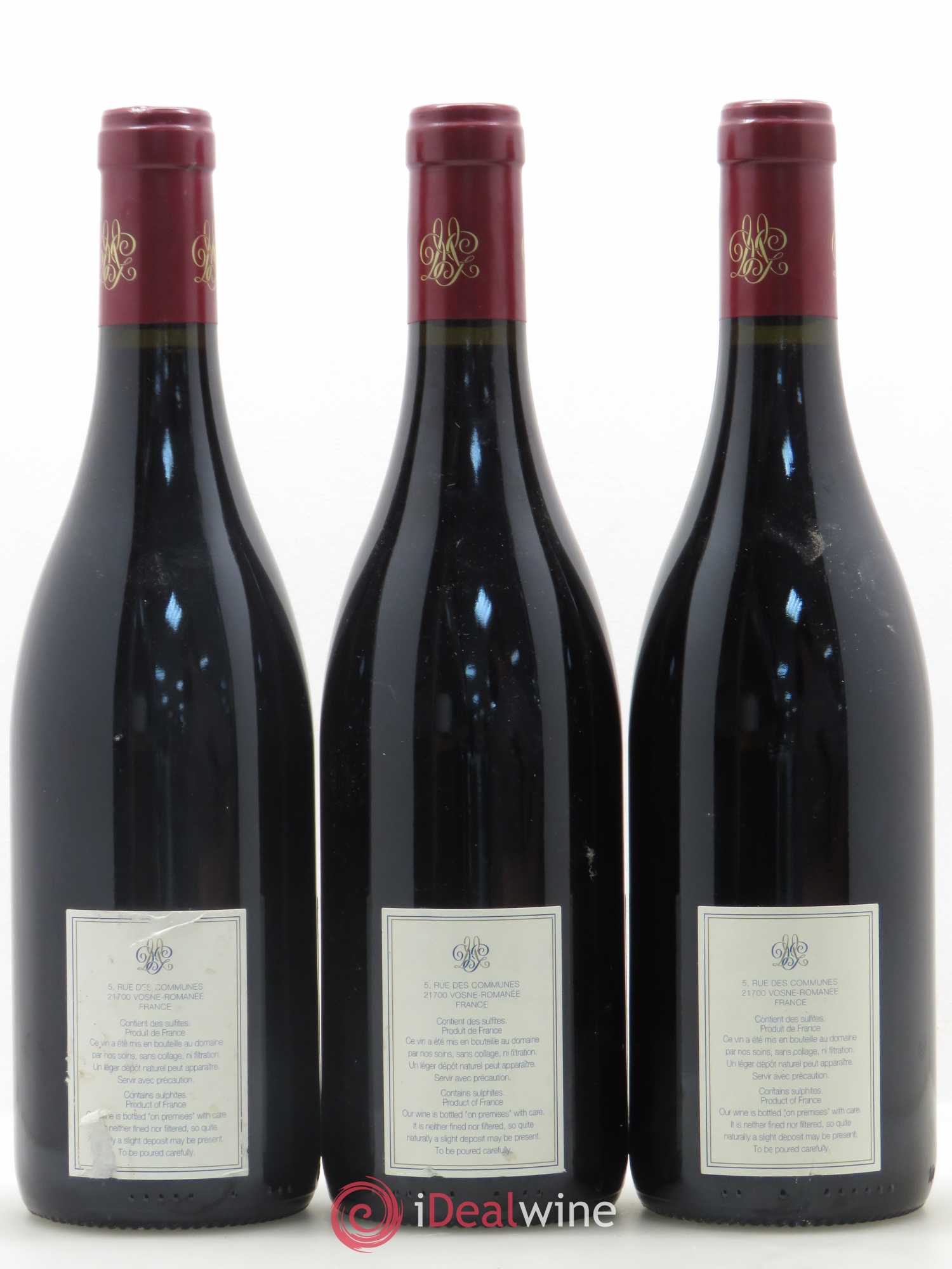 Nuits-Saint-Georges 1er Cru Les Chaignots Mugneret-Gibourg (Domaine) 2015 - Lot de 3 bouteilles - 1