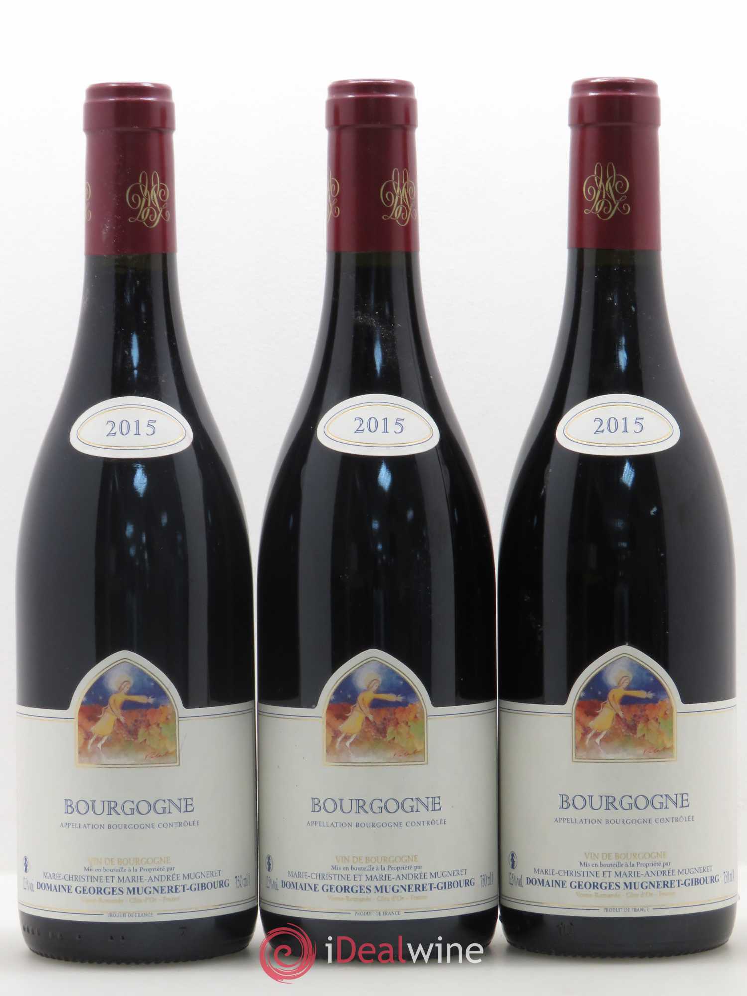 Bourgogne Mugneret-Gibourg (Domaine) 2015 - Lot de 3 bouteilles - 0