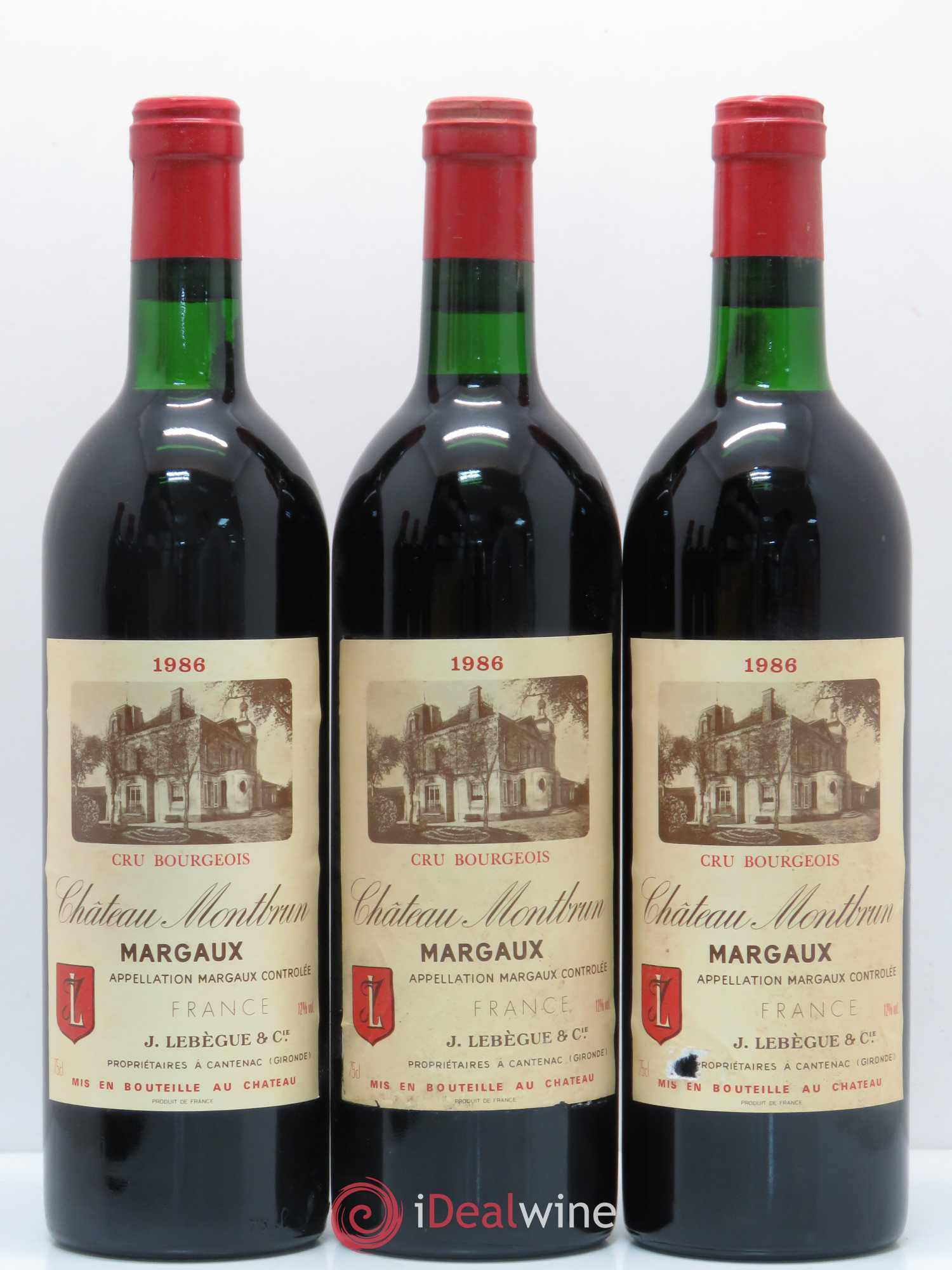 Château Montbrun Cru Bourgeois 1986 - Lot de 12 bouteilles - 3