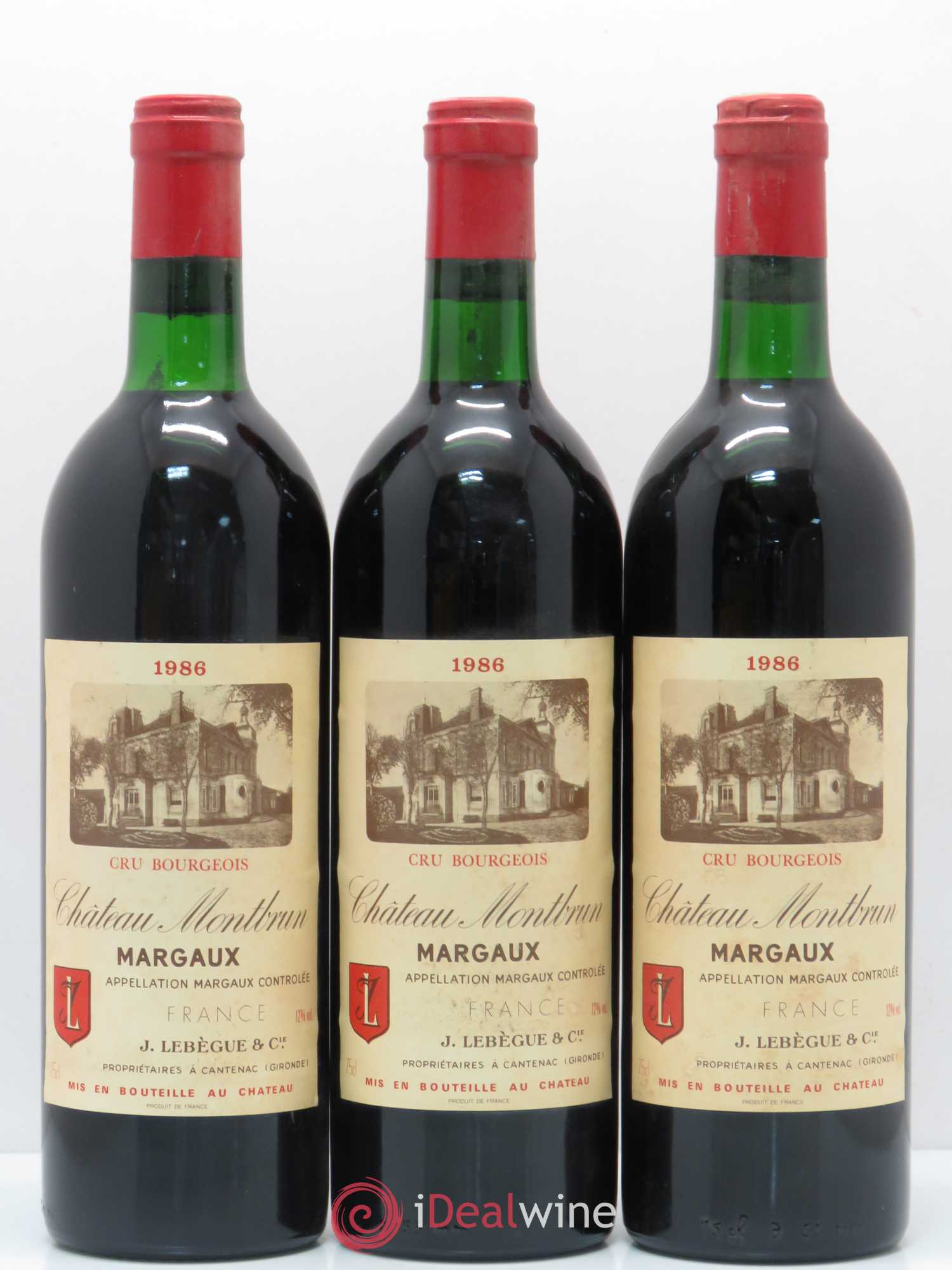Château Montbrun Cru Bourgeois 1986 - Lot de 12 bouteilles - 4