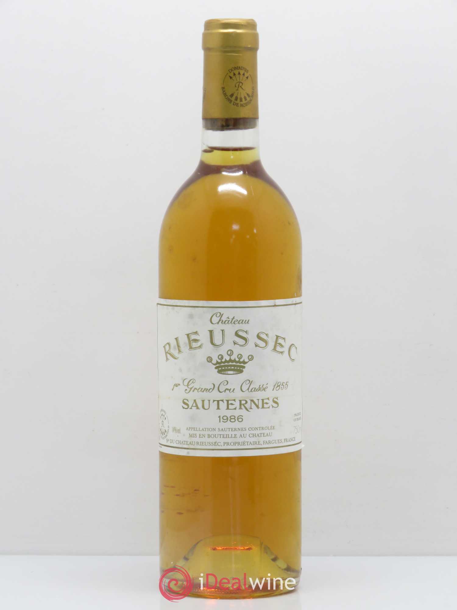 Château Rieussec 1er Grand Cru Classé 1986 - Lotto di 1 bottiglia - 0