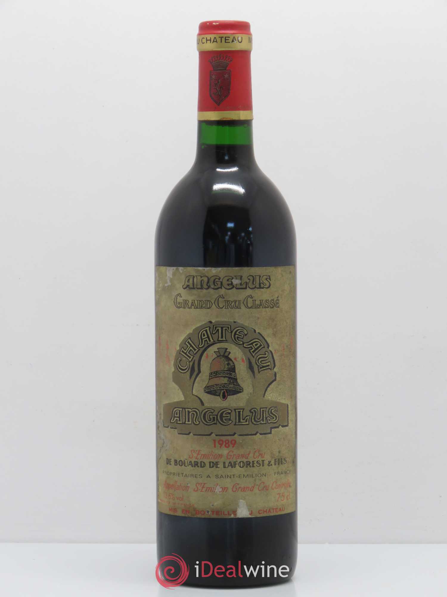 Château Angélus 1er Grand Cru Classé A 1989 - Lot de 1 bouteille - 0