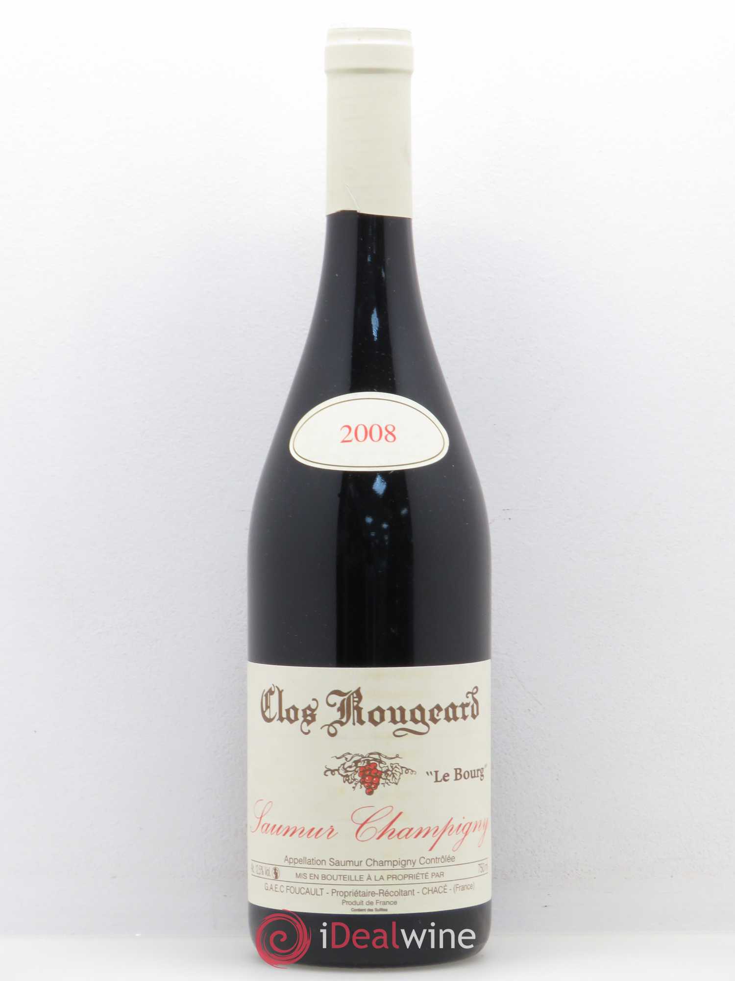 Saumur-Champigny Le Bourg Clos Rougeard 2008 - Lot de 1 bouteille - 0