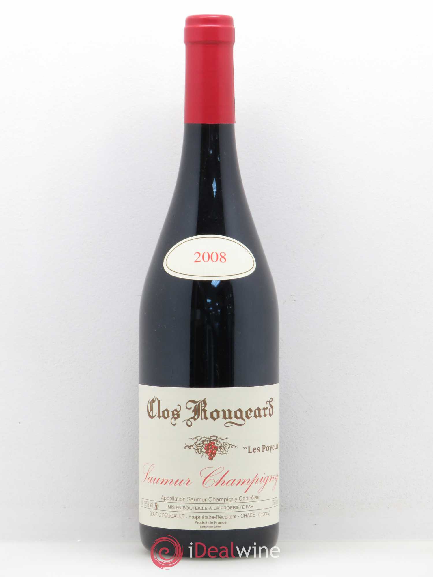 Saumur-Champigny Les Poyeux Clos Rougeard 2008 - Lot de 1 bouteille - 0