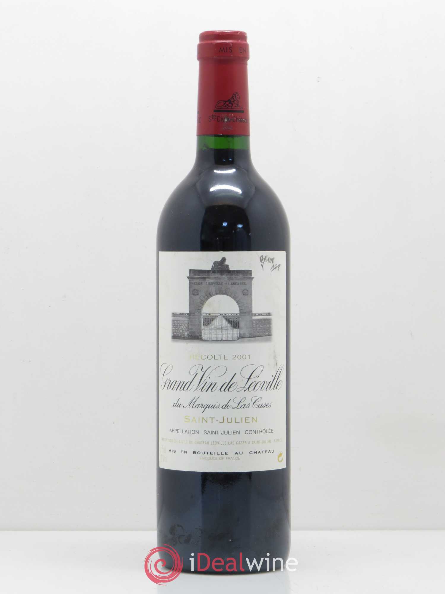 Château Léoville Las Cases 2ème Grand Cru Classé 2001 - Lot de 1 bouteille - 0