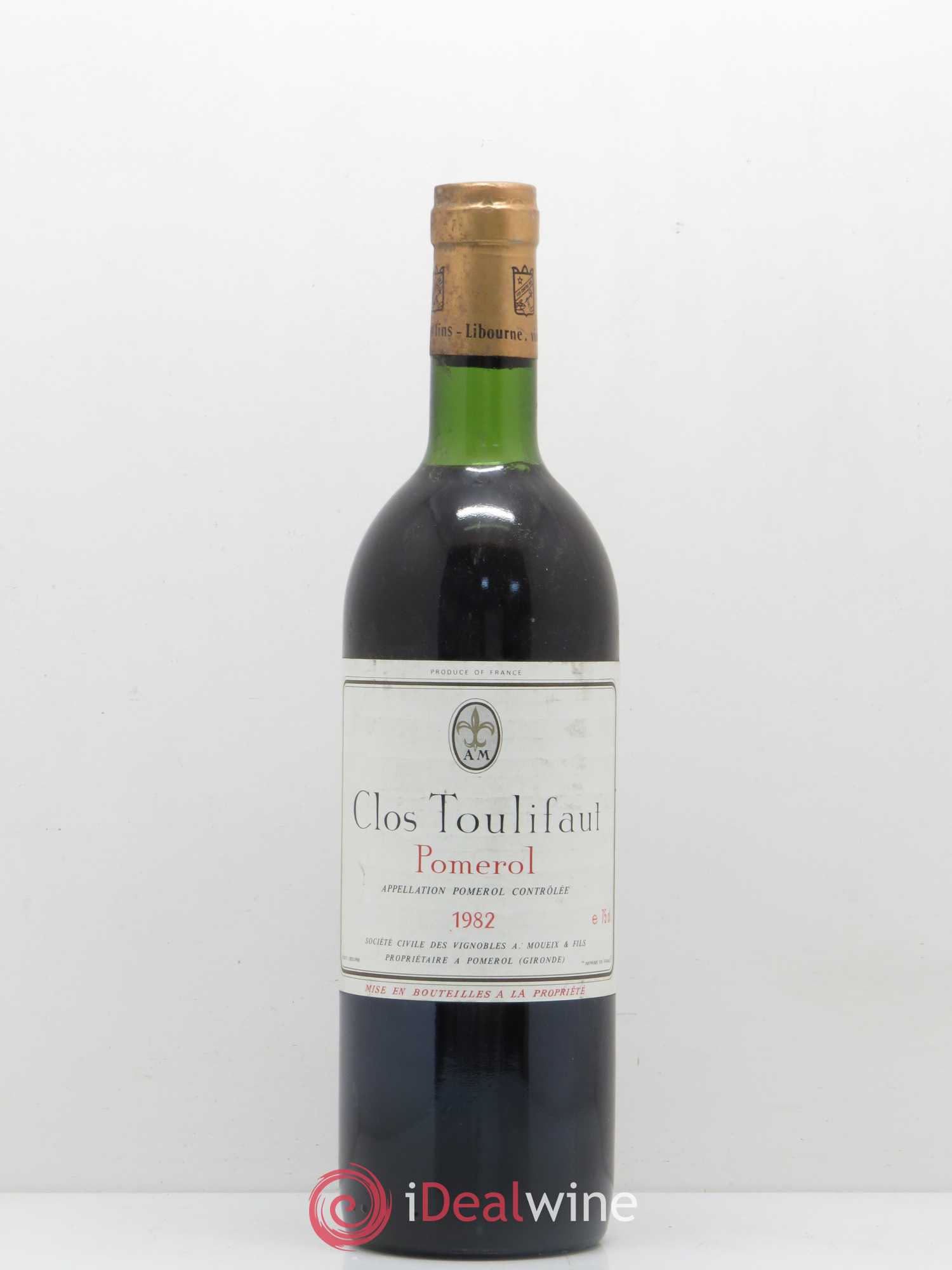 Pomerol Clos Toulifaut 1982 - Posten von 1 Flasche - 0