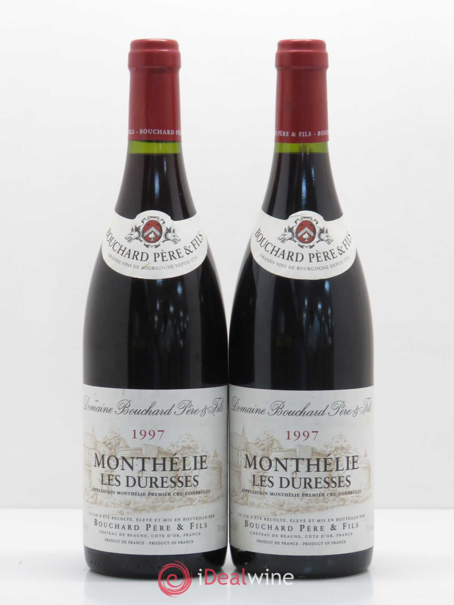 Monthélie 1er Cru Les Duresses Bouchard Père & Fils 1997 - Lot de 2 bouteilles - 0