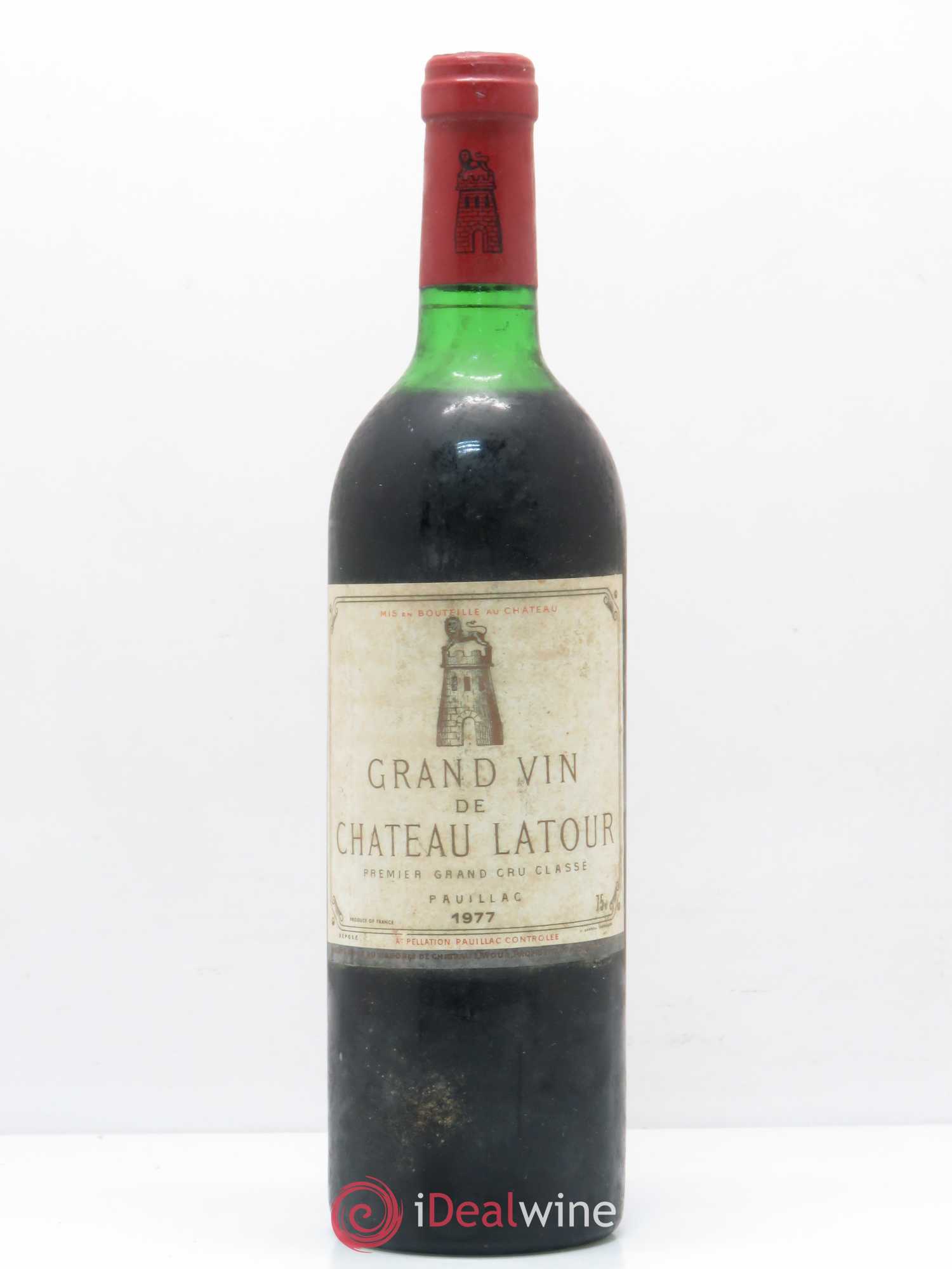 Château Latour 1er Grand Cru Classé 1977 - Lot de 1 bouteille - 0