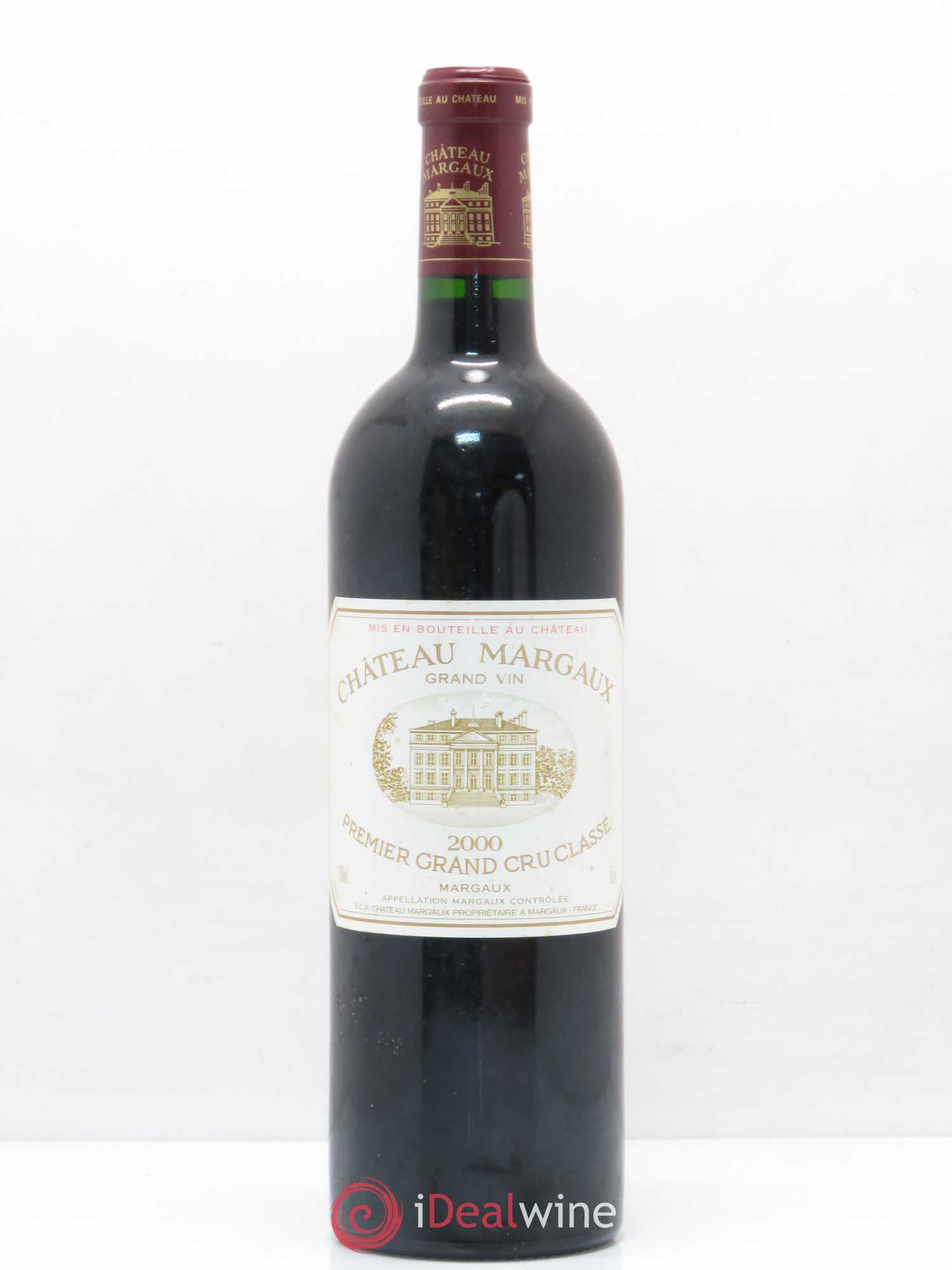 Château Margaux 1er Grand Cru Classé 2000 - Lot de 1 bouteille - 0
