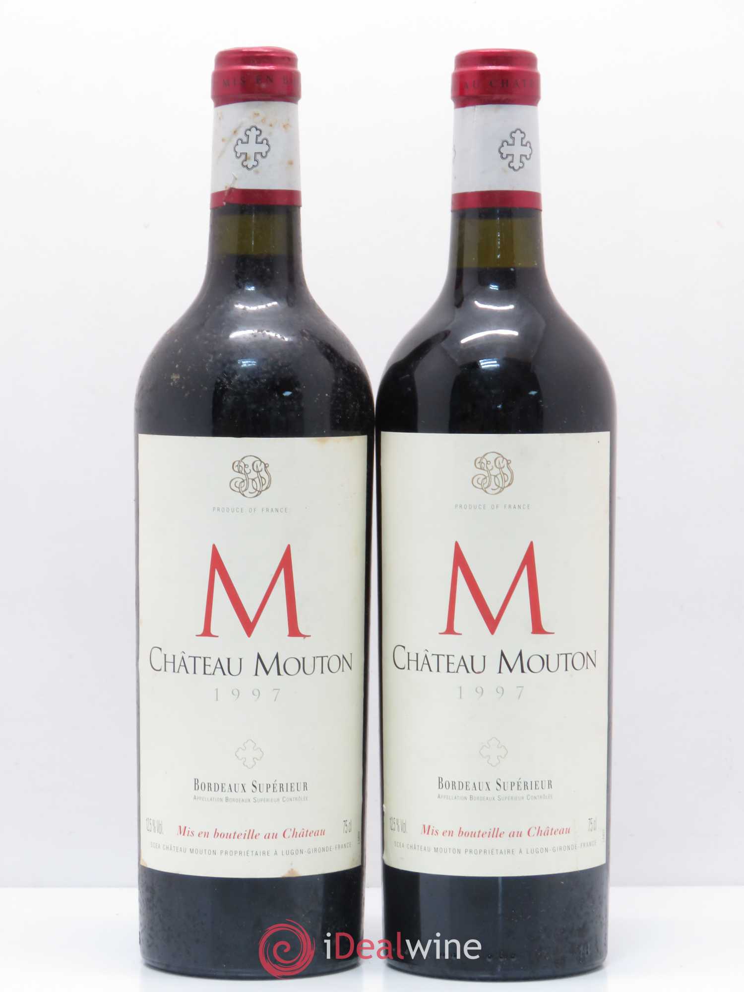 Bordeaux Supérieur Château Mouton (sans prix de réserve) 1997 - Posten von 2 Flaschen - 0